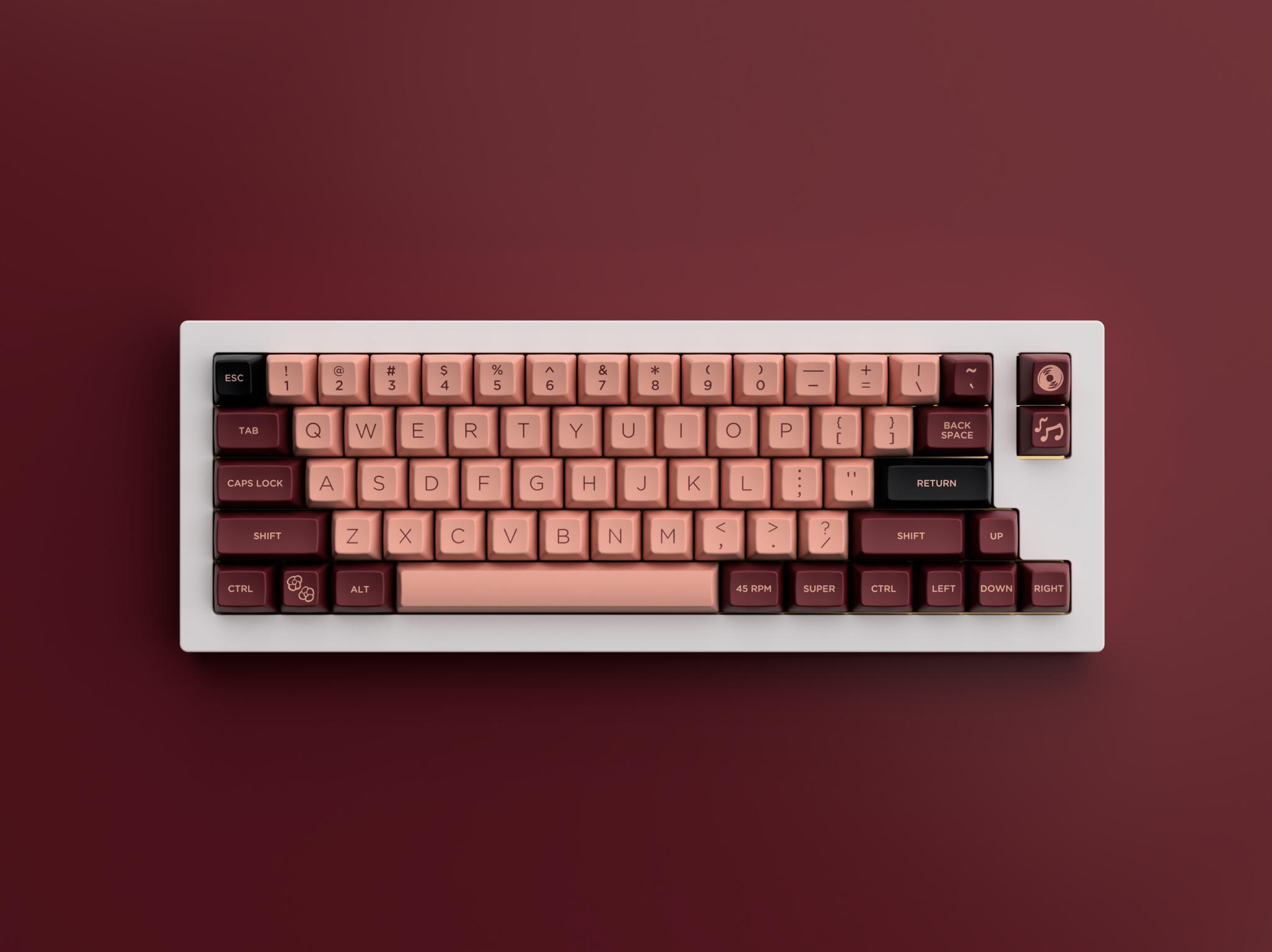 SP SA Sunday Morning (GB) - Uncategorized group buy cover image featuring SA Sunday Morning, keycap set, group buy, keyboard, vinyl color scheme, Minterly Studios, MyKeyboard, Daily Clack, iLumkb, Deskhero