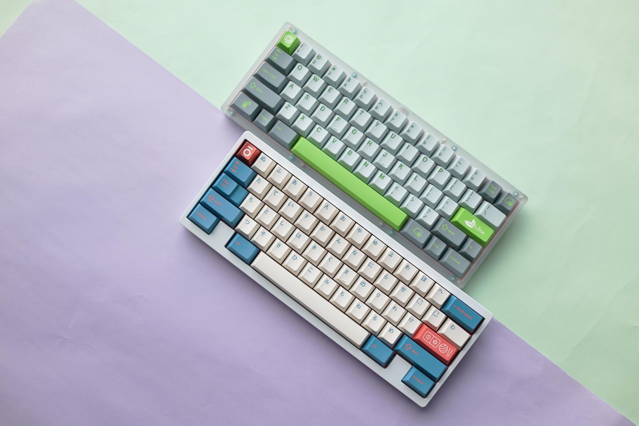 Theo 60% Custom Keyboard - Uncategorized group buy cover image featuring Theo 60, custom keyboard, group buy, aluminum, PC, brass, QMK PCB, HHKB layout, hotswap, O-rubber mount, typing test