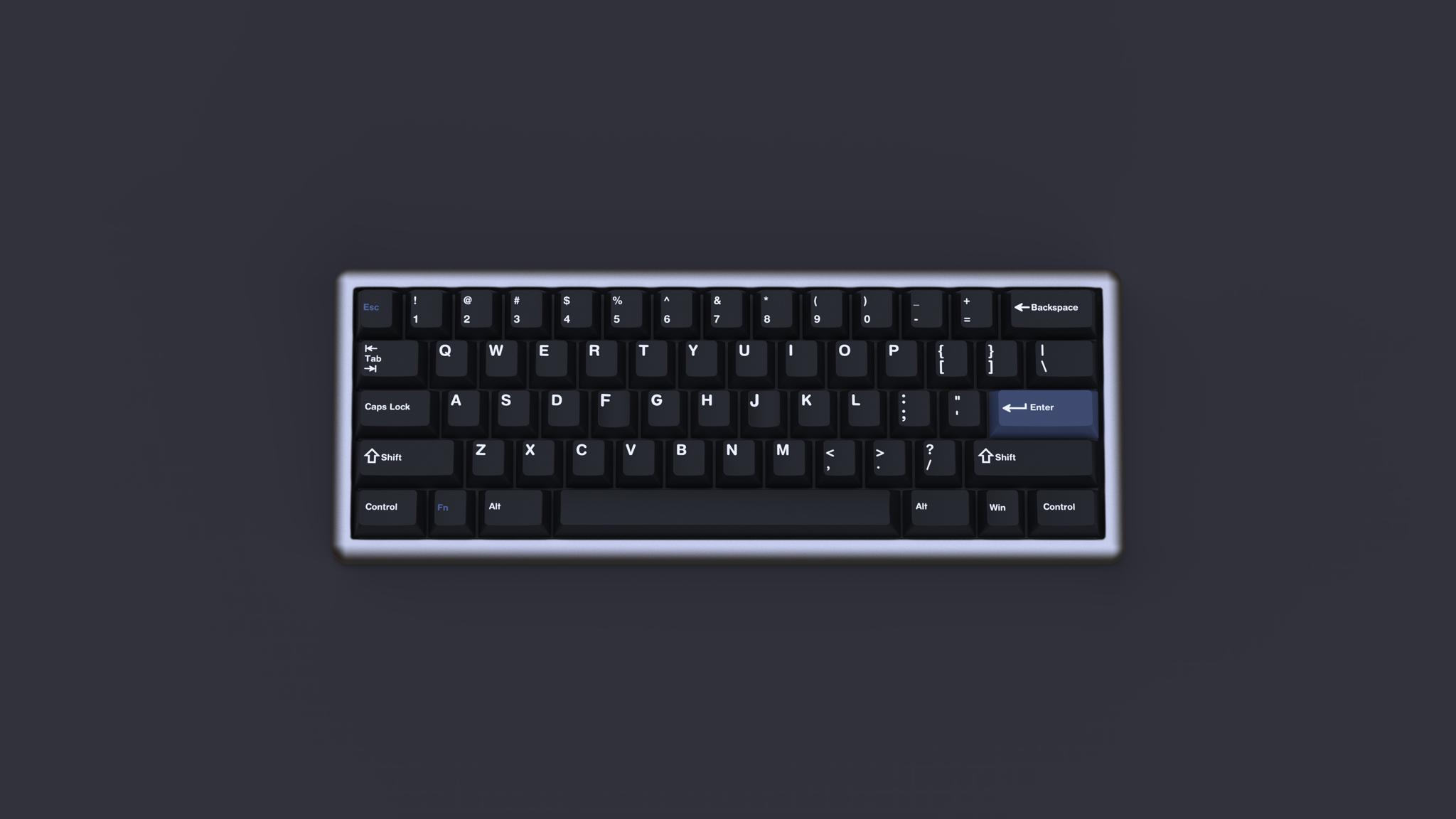 GMK Think (IC) - Keycap interest check cover image featuring GMK Think, Thinkcaps, Voodoo, keycap set, blue accents, RAL colors, Thinkpad-inspired, GMK pipeline