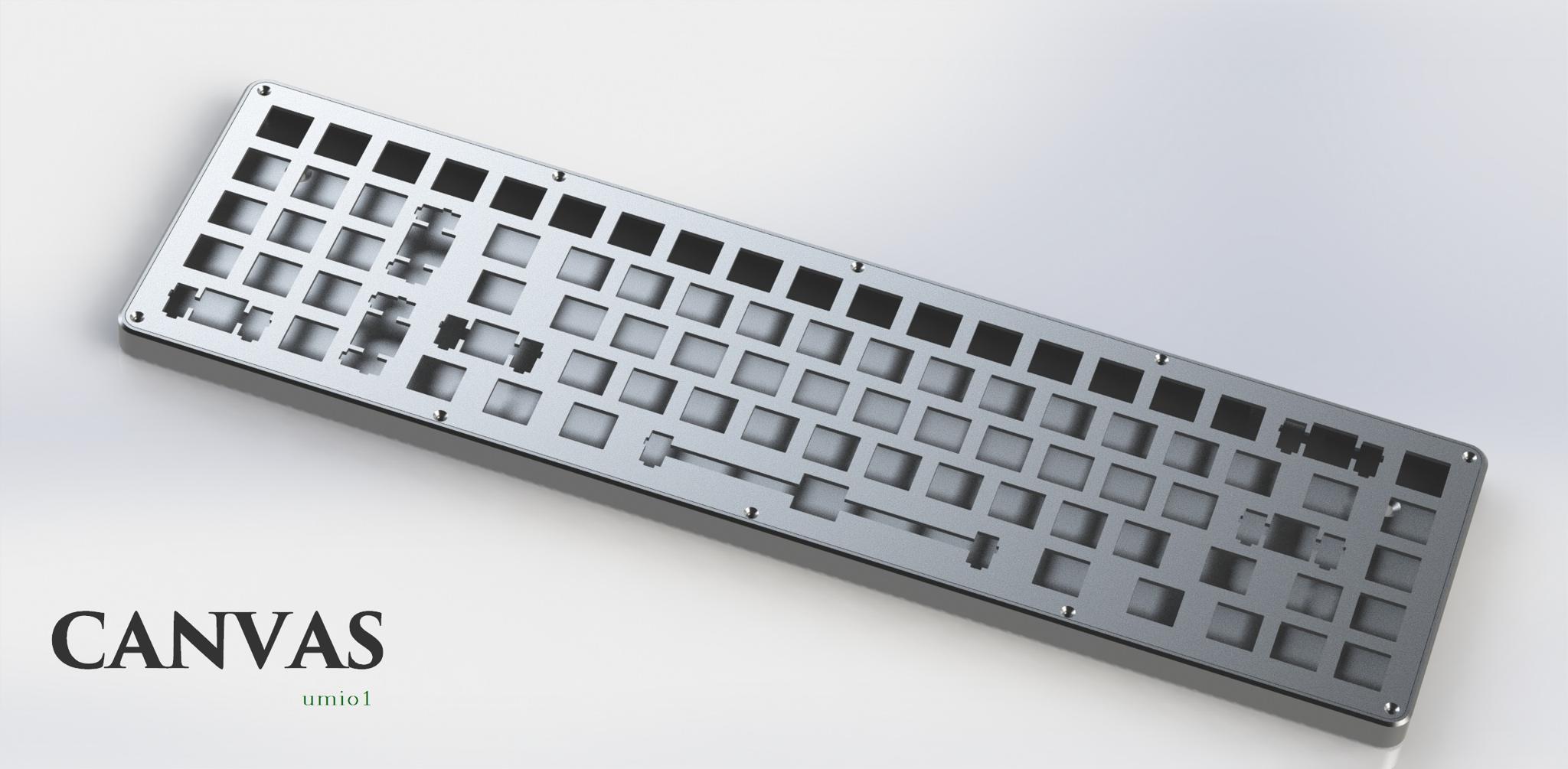 Canvas & Mahjong 65% - Uncategorized group buy cover image featuring Canvas, Mahjong, 65% keyboard, group buy, left hand numpad, order form, US shipping, production, coronavirus, updates