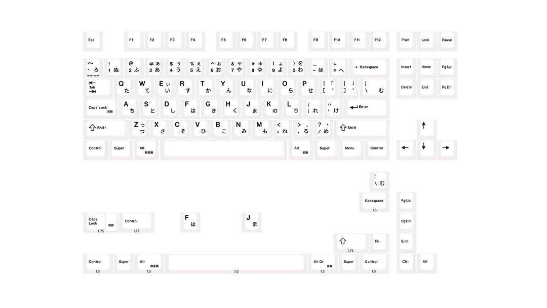 GMK BoW Hiragana (IC)