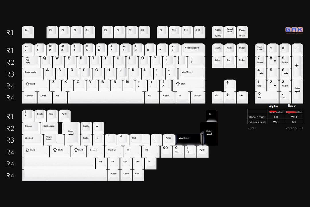 GMK Just Call it Black on White (IC)