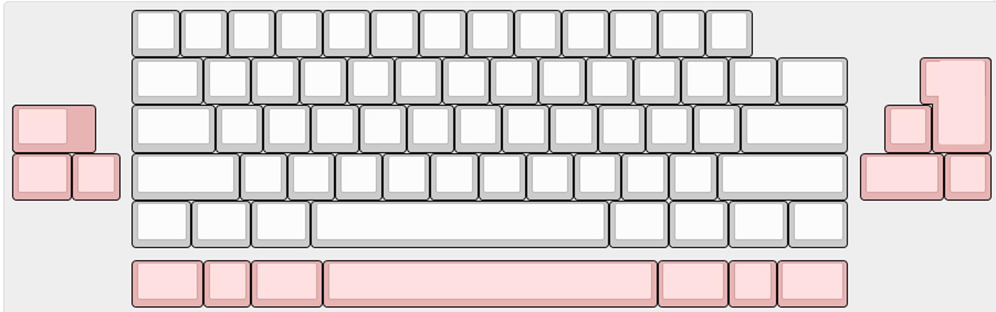 Carefree60 (IC) - Keyboard interest check cover image featuring Carefree60, top mounted case, 60% layout, leaf springs, universal plate design, geekhack, interst check, aluminum, polycarbonate, GH60 compatibility