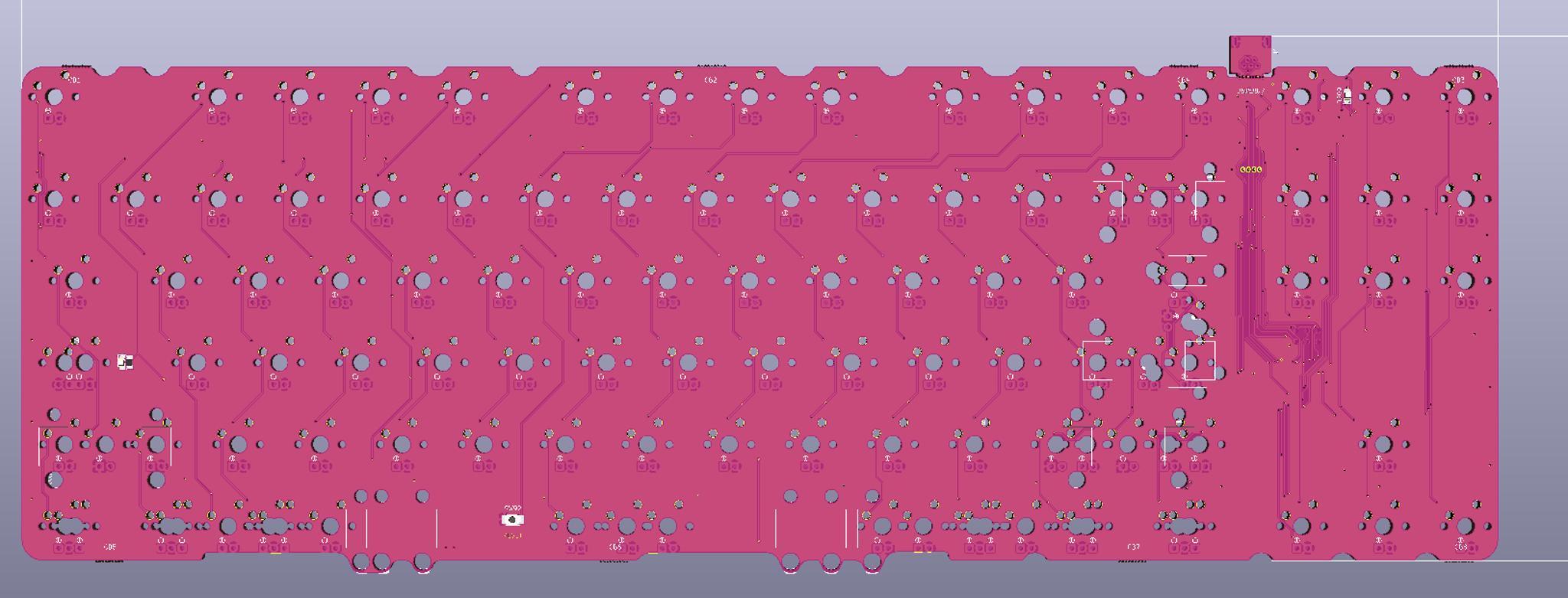 Infinity 87 PCBs - Uncategorized group buy cover image featuring Infinity 87, PCBs, Mechlovin, group buy, RGB underglow, a87 footprint, pandemic impact, lead time, mechanical keyboards, programmable, QMK, VIA, STM32F303 MCU