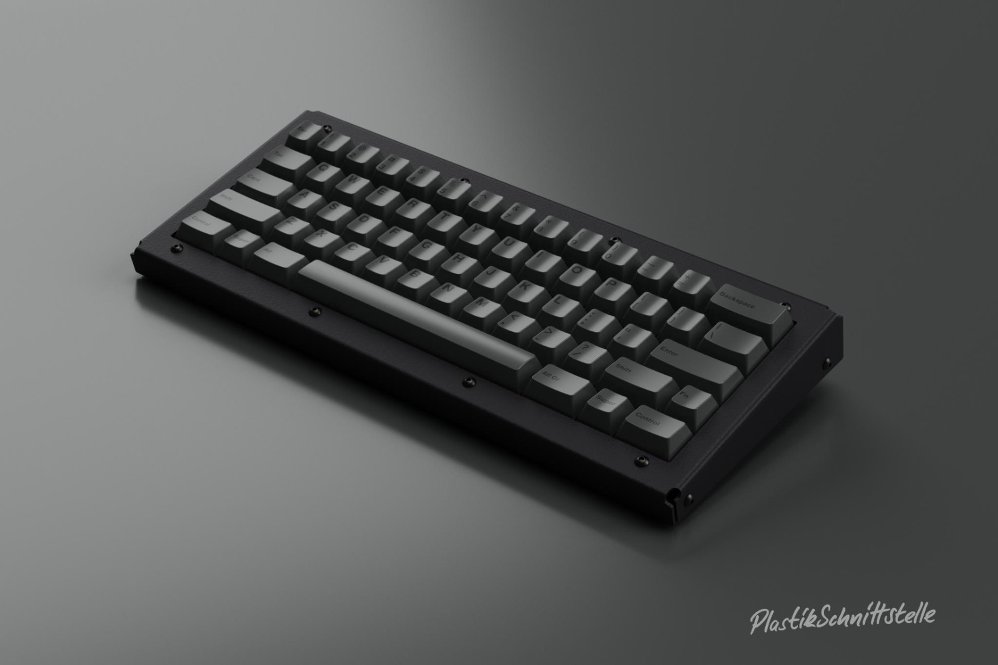 HEAVY METAL KEYBOARDS - Keyboard group buy cover image featuring Heavy Metal Keyboards, HMKB, mechanical keyboard, group buy, steel enclosure, adjustable typing angle, powder coating, handmade, Maartenwut PCBs