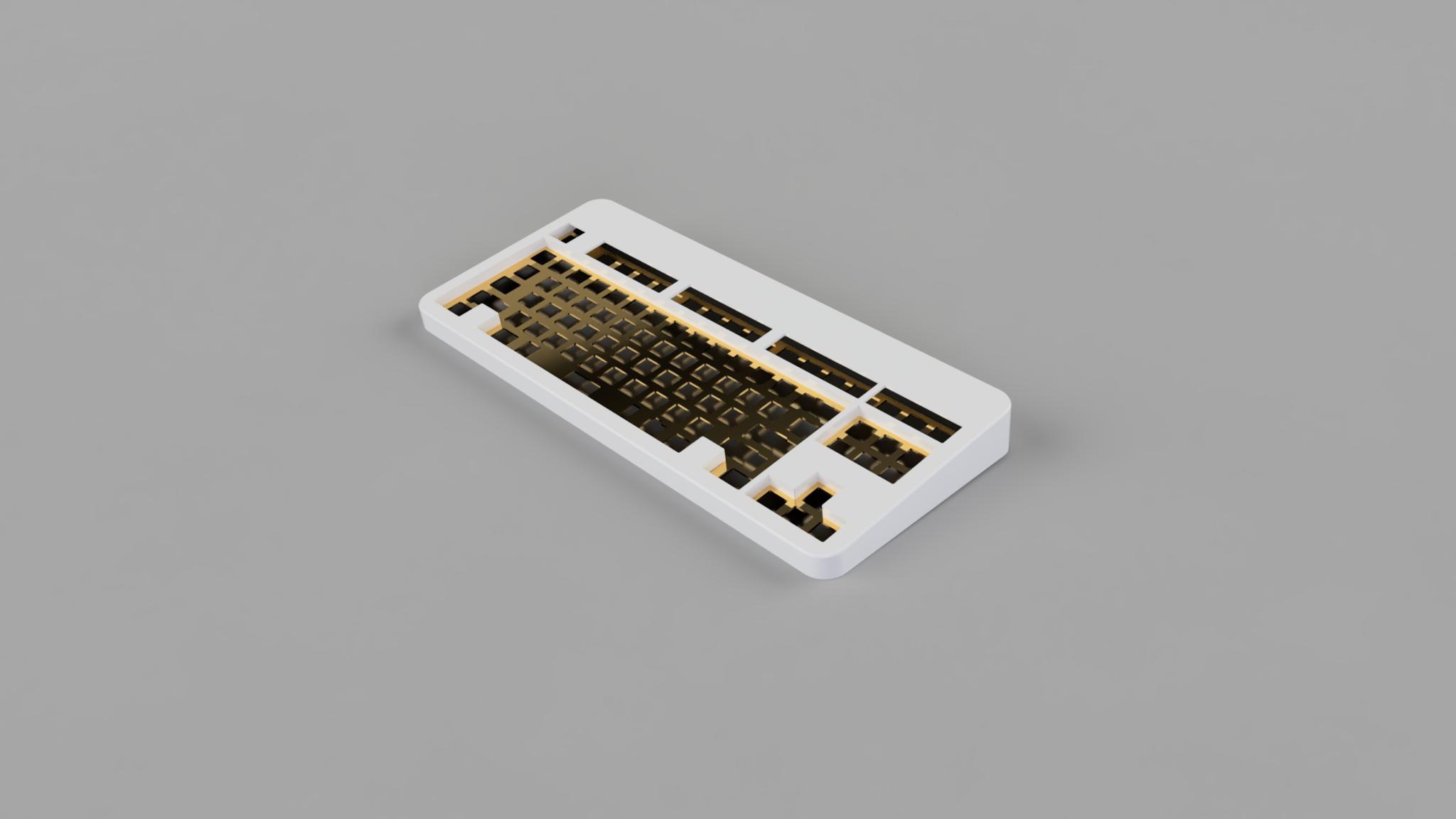 Frida-01 (IC) - Keyboard interest check cover image featuring Frida-01, IC, Gasket Mounted case, Cosey Fannitutti, Mysterium TKL, through-hole kit, DIY keyboard