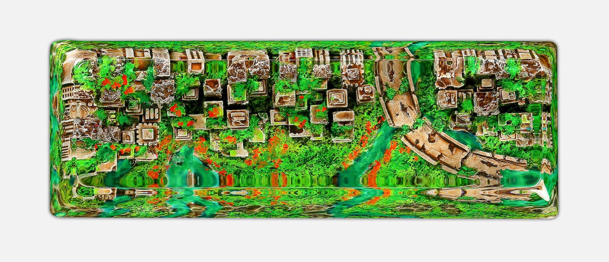Jelly Key - The Rehabilitation of Lost Cities - Uncategorized group buy cover image featuring Jelly Key, artisan keycaps, Lost Cities, groupbuy, Phaethon Impact, creative realism, ruins, landscapes, color-ways, handcrafted