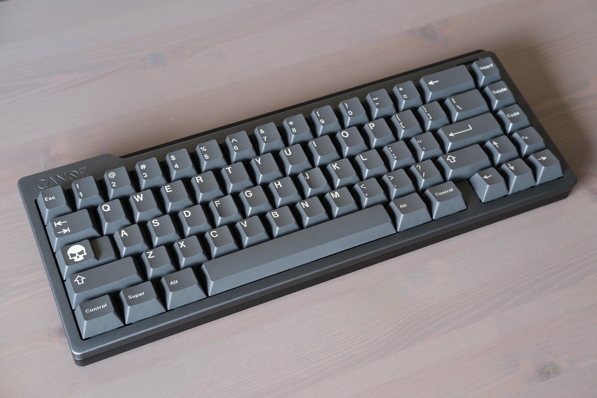 GMK Boneyard - Keycap group buy cover image featuring GMK Boneyard, group buy, GMK Carbon R2, novelty variations, keyboard kit, keycaps, unique colorway