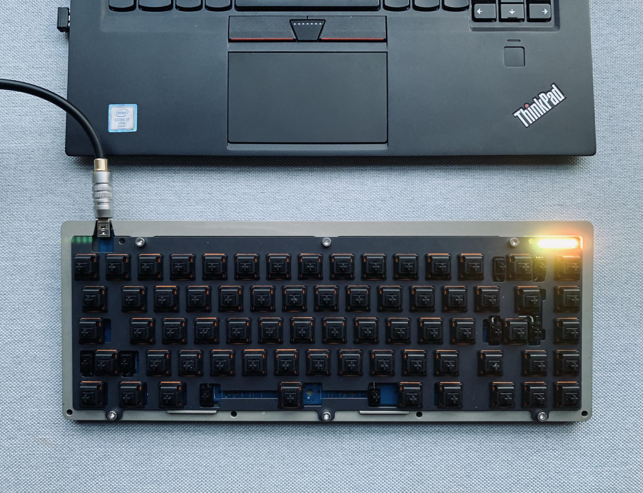 Mechlovin' - Kanu PCB & Plates (GB) - Uncategorized group buy cover image featuring Mechlovin, Kanu PCB, Plates, Percent Canoe V1, QMK, VIA, FR4, anodised aluminium, group buy