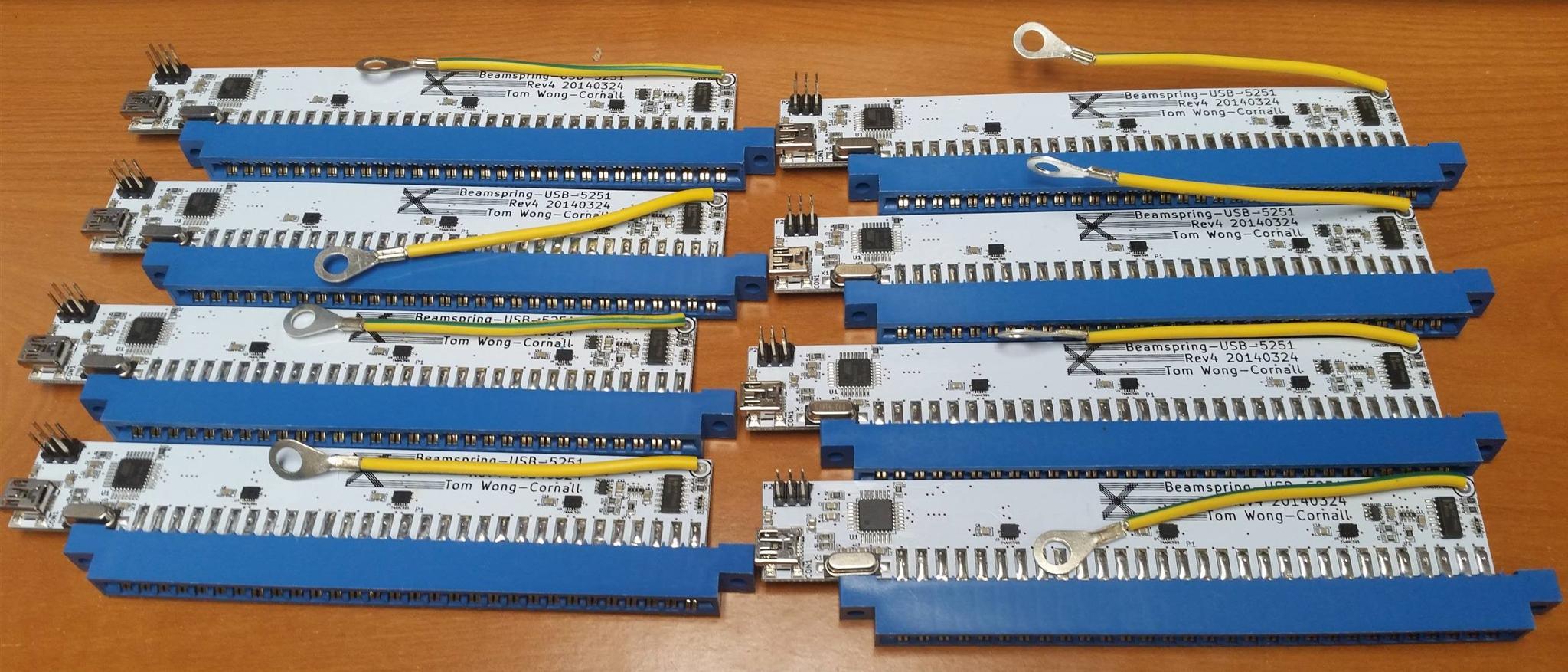 Beam Spring USB-C xwhatsit & Displaywriter xwhatsit (GB) - Uncategorized group buy cover image featuring USB-C, beam spring controller, solenoid driver, Model F keyboards, xwhatsit, PCB, production, shipping