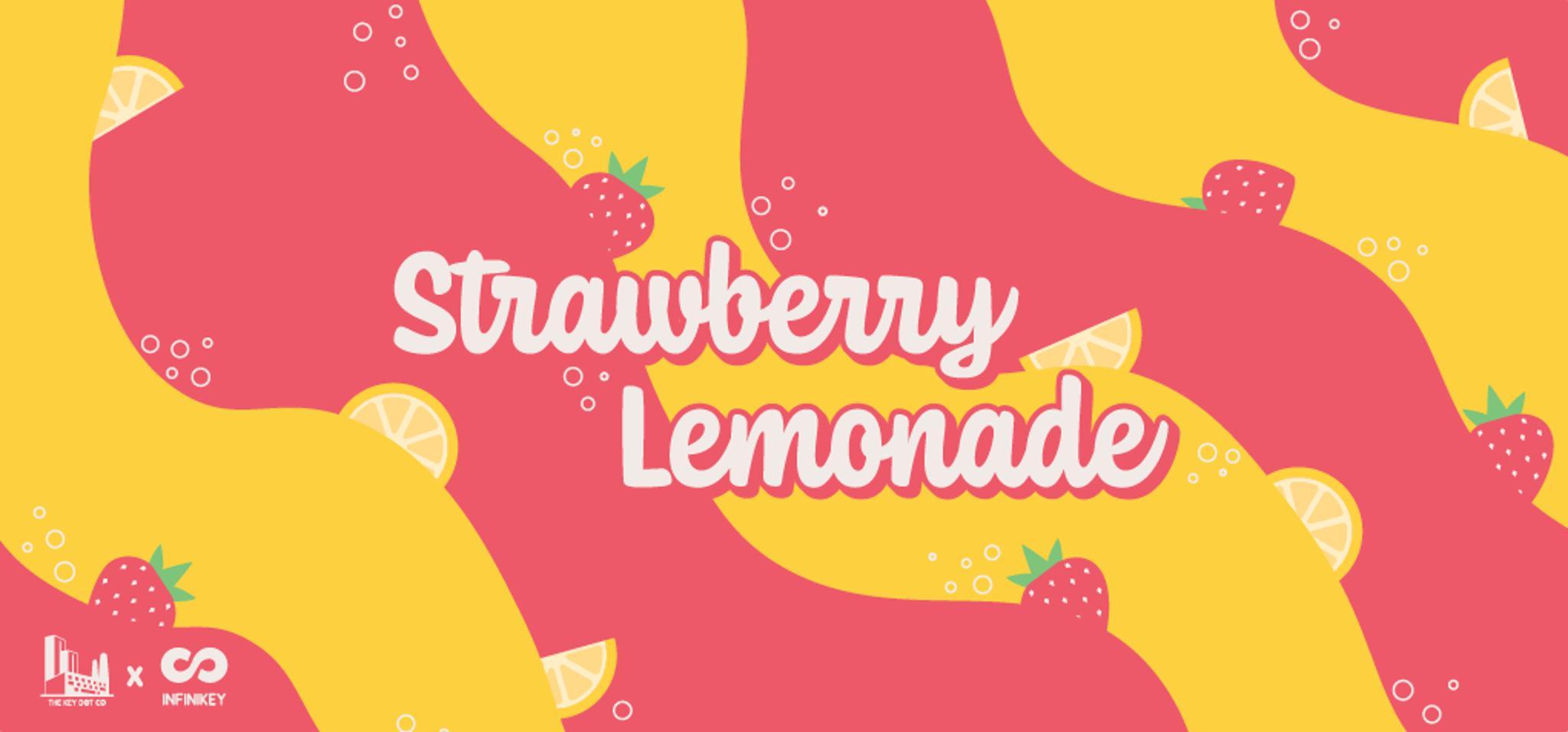 Infinikey Strawberry Lemonade (IC) - Keycap interest check cover image featuring Infinikey, Strawberry Lemonade, keycap set, Cherry profile, dye sublimation, PBT plastic, group buy