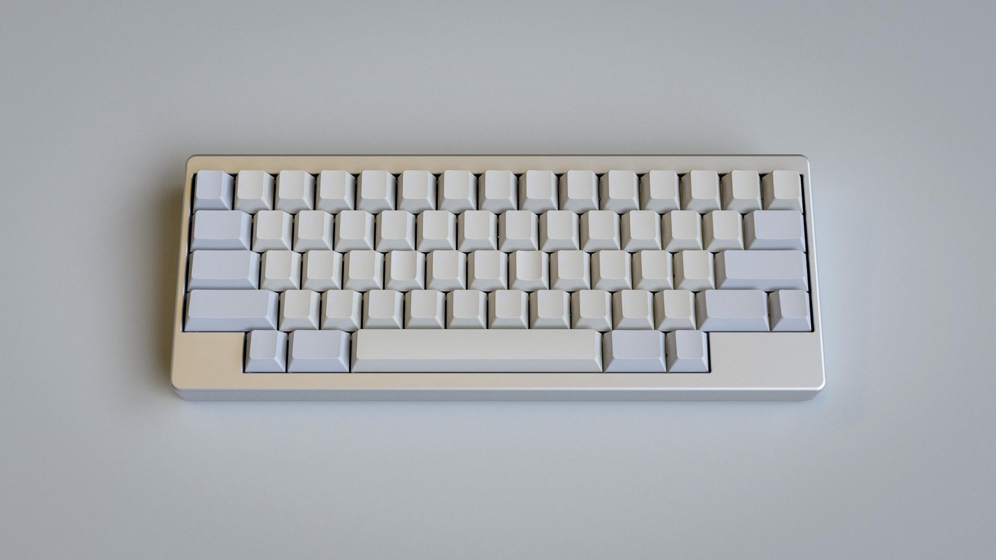 Noxary Evija (IC) - Keyboard interest check cover image featuring Noxary Evija, Happy Hacking Keyboard, HHKB Professional 2, Realforce R1, Topre keyboards, keyboard case, anodizing colors, typing test