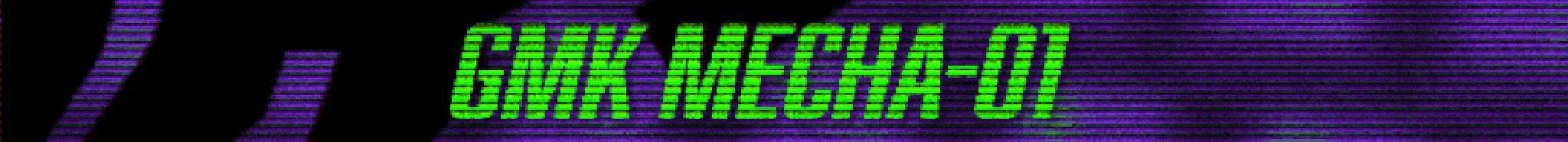 GMK Mecha-01 (GB) - Keycap group buy cover image featuring GMK Mecha-01, keycap set, MiTo, neon colors, Katakana legends, pre-order