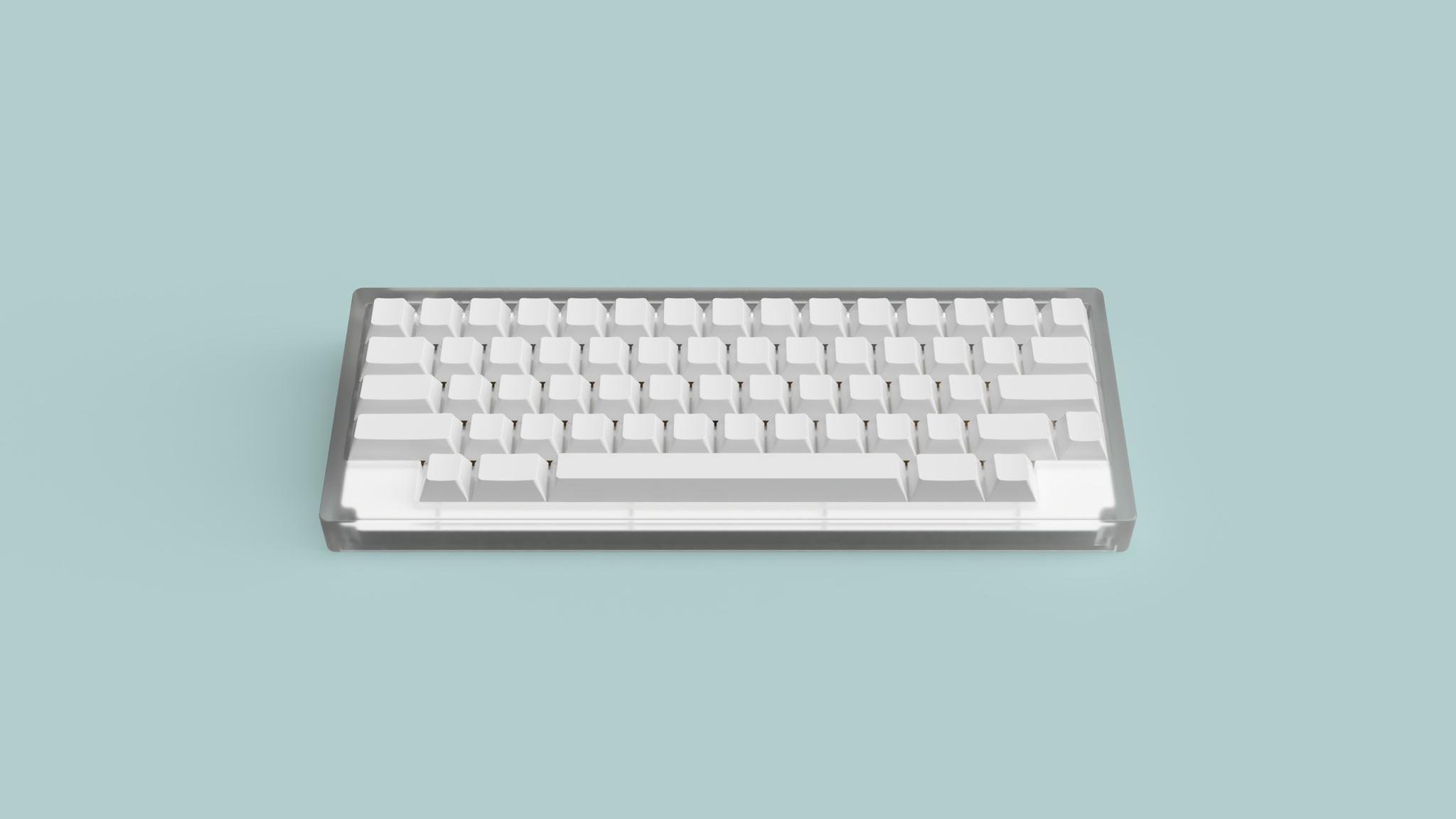 PH60 - Polycarbonate HHKB - Uncategorized group buy cover image featuring PH60, HHKB, polycarbonate, keyboard, group buy, specifications, typing angle, seamless design, base kit, prototype, typing test, payment, invoice, shipping, timeline