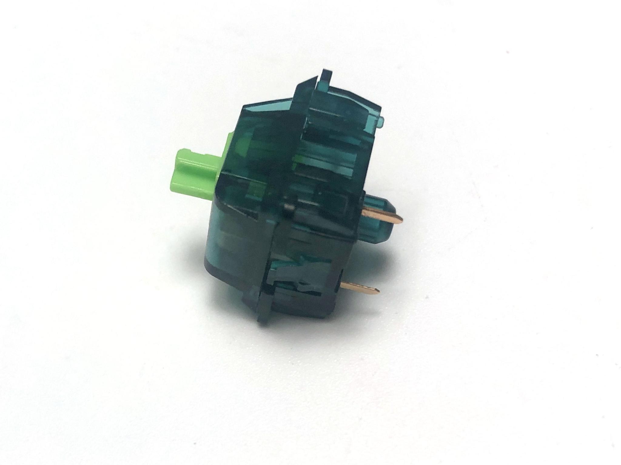 KK Light Wave Switch (Mint Green) - Uncategorized group buy cover image featuring KK Light Wave Switch, Mint Green, linear switch, gold plated spring, pre-lubed, Kingkeyboard, Gateron, translucent housing