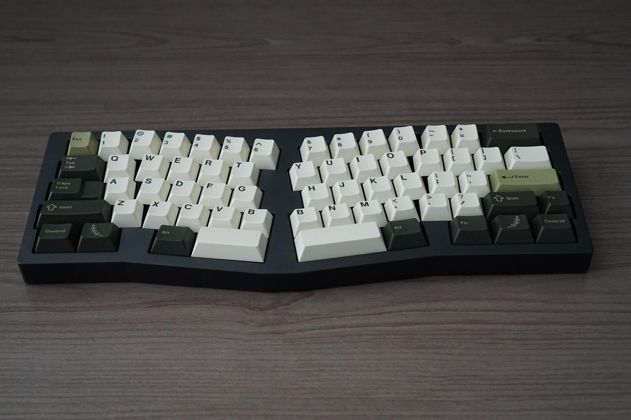Meridian (IC) - Keyboard interest check cover image featuring Meridian keyboard, ergonomic keyboard, Prime_E, aluminum top mount, ergonomic typing, RGB LED, USB-C, ai03 design, Prime Keyboards