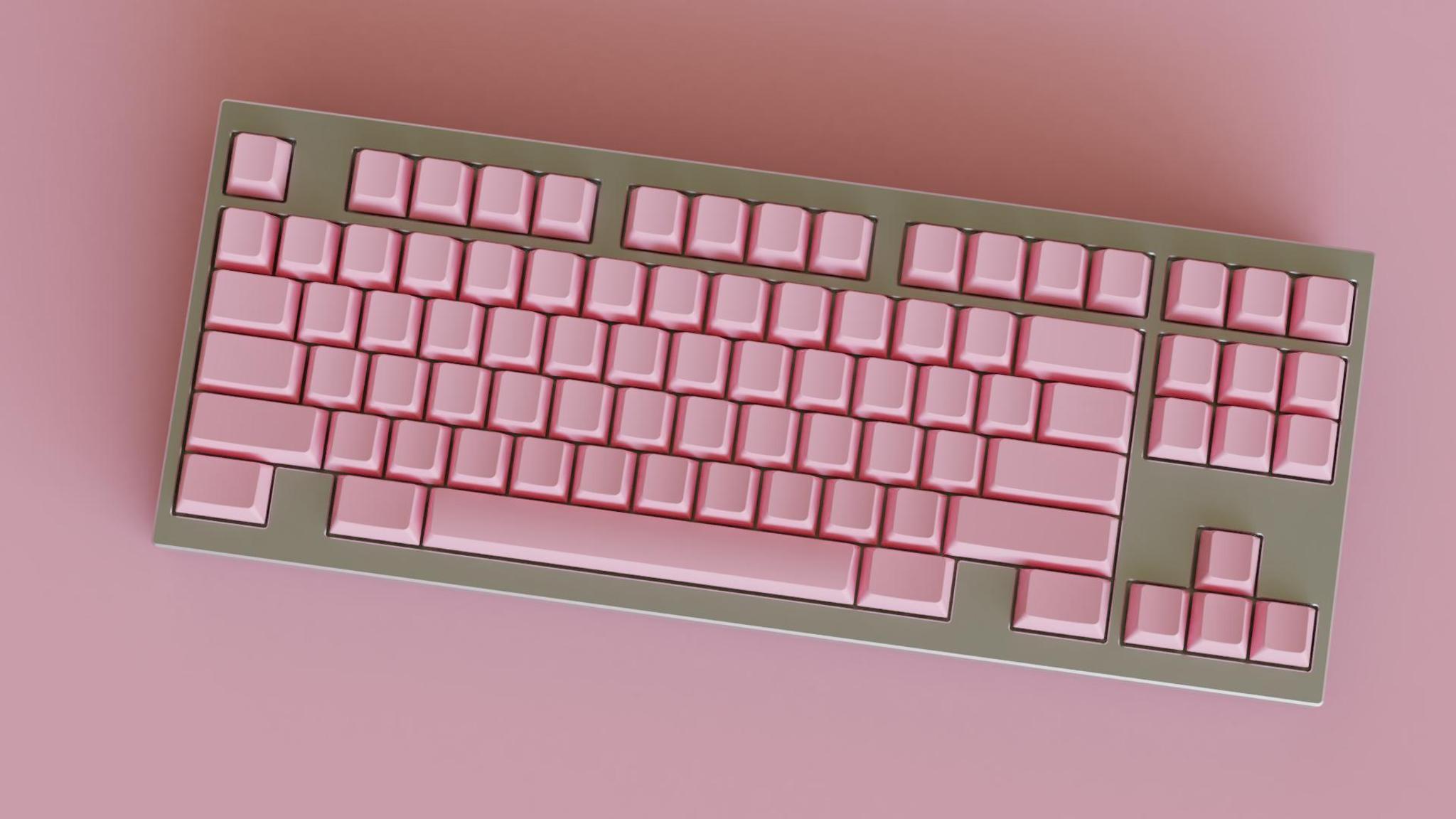 ePBT Blank Pink - Uncategorized group buy cover image featuring ePBT Blank Pink, group buy, keycaps, ApexKeyboards, Mykeyboard, DailyClack, KBDFans, limited sale, deskmats, cables, WongBoxes, PrimeCaps