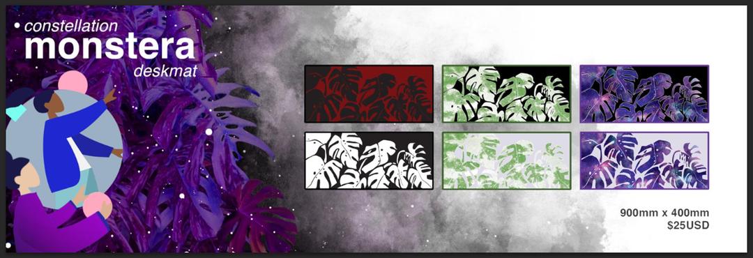 Monstera Deskmat Series (IC)