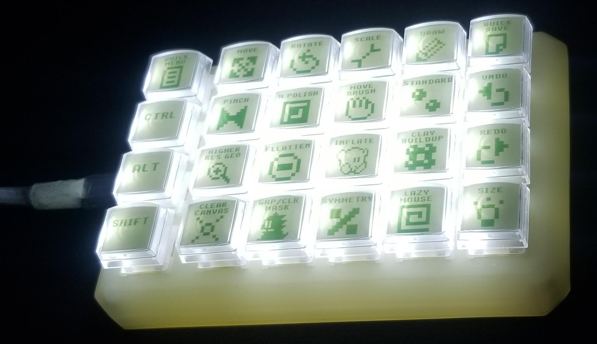 GID YMDK 24 Key Macro Case (IC) - Others interest check cover image featuring GID YMDK, macro pad, resin cast, custom case, interest check, small production, pre-order