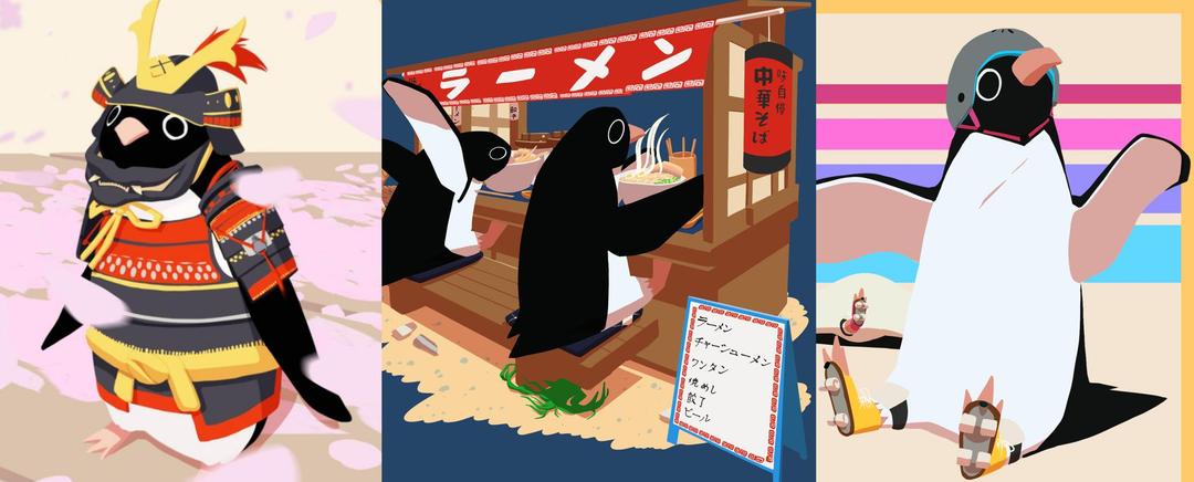 Penguin Travels Deskpads (IC)