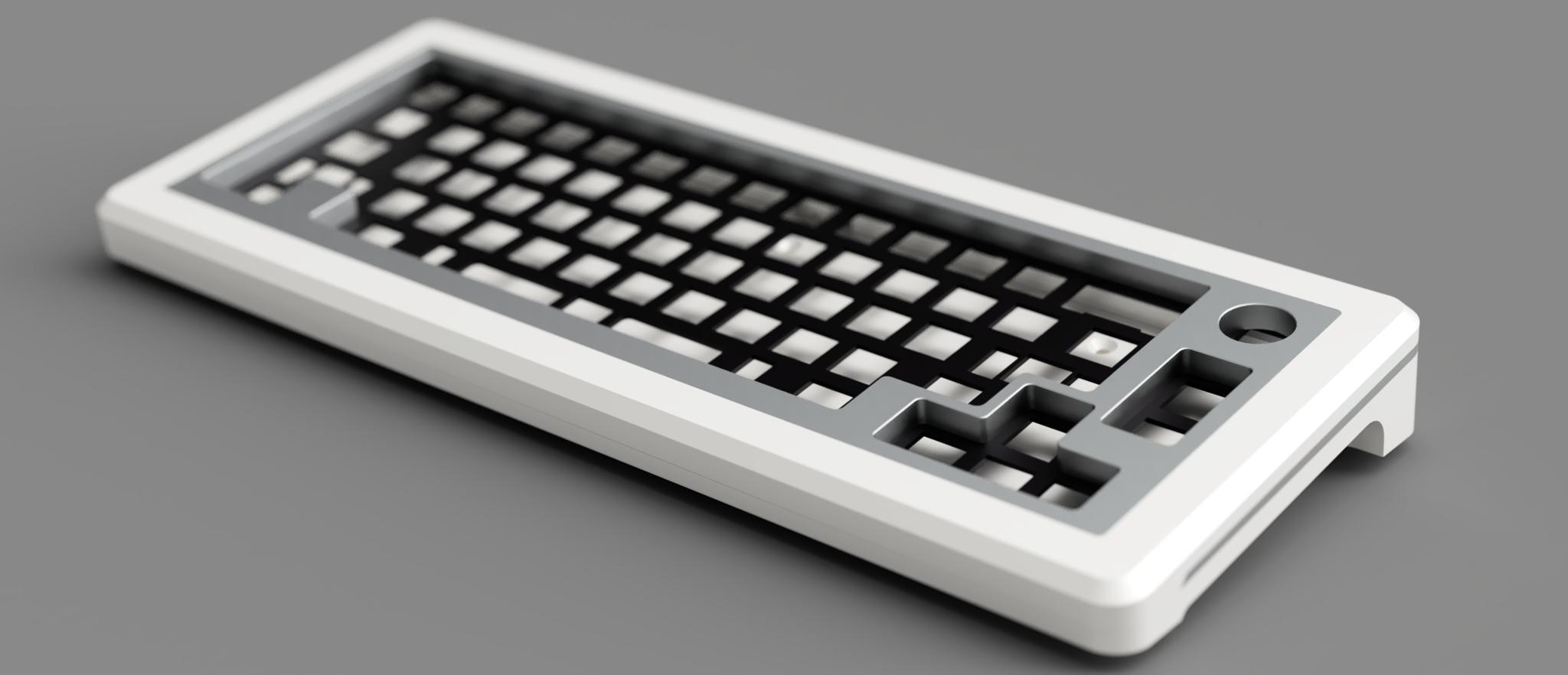 Monarch (IC) - Keyboard interest check cover image featuring Monarch, King Boards, 65% keyboard, customizable, interchangeable inserts, rotary encoder knob, sound dampening, WKL, WK, limited edition, mechanical keyboard, QMK, VIA compatible