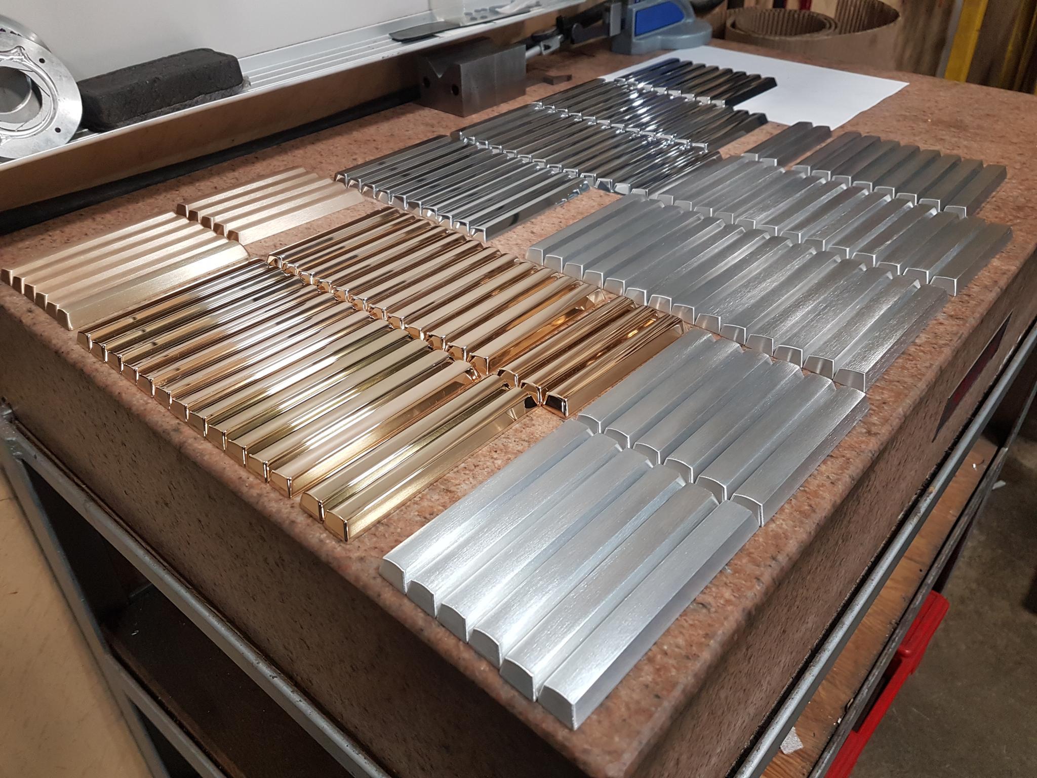 Spacebars Bronze & Aluminum - Uncategorized group buy cover image featuring spacebars, bronze, aluminum, group buy, anodize, cerakote, mechmarket, production, packaging, springs, sound test