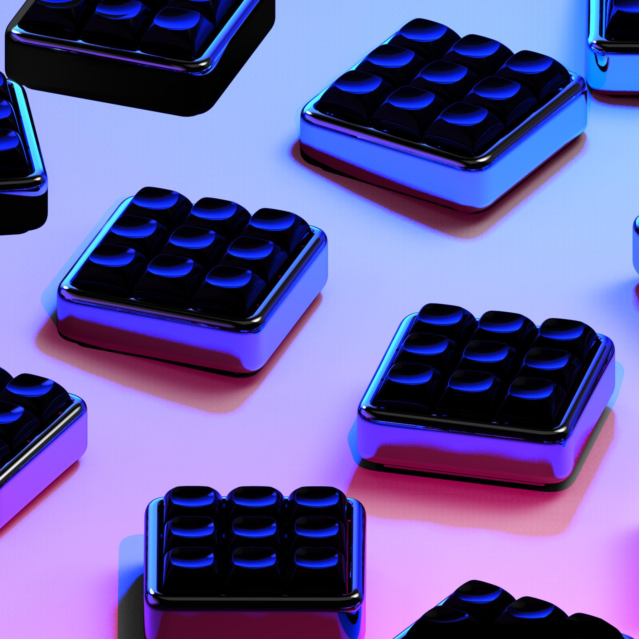 Treasure Type-9 (GB) - Uncategorized group buy cover image featuring TREASURE Type-9, macropad, mechanical keyboard, industrial design, Scandinavian aesthetics, Japanese design, solderless, USB-C, brass, aluminum, DSA keycaps, QMK firmware