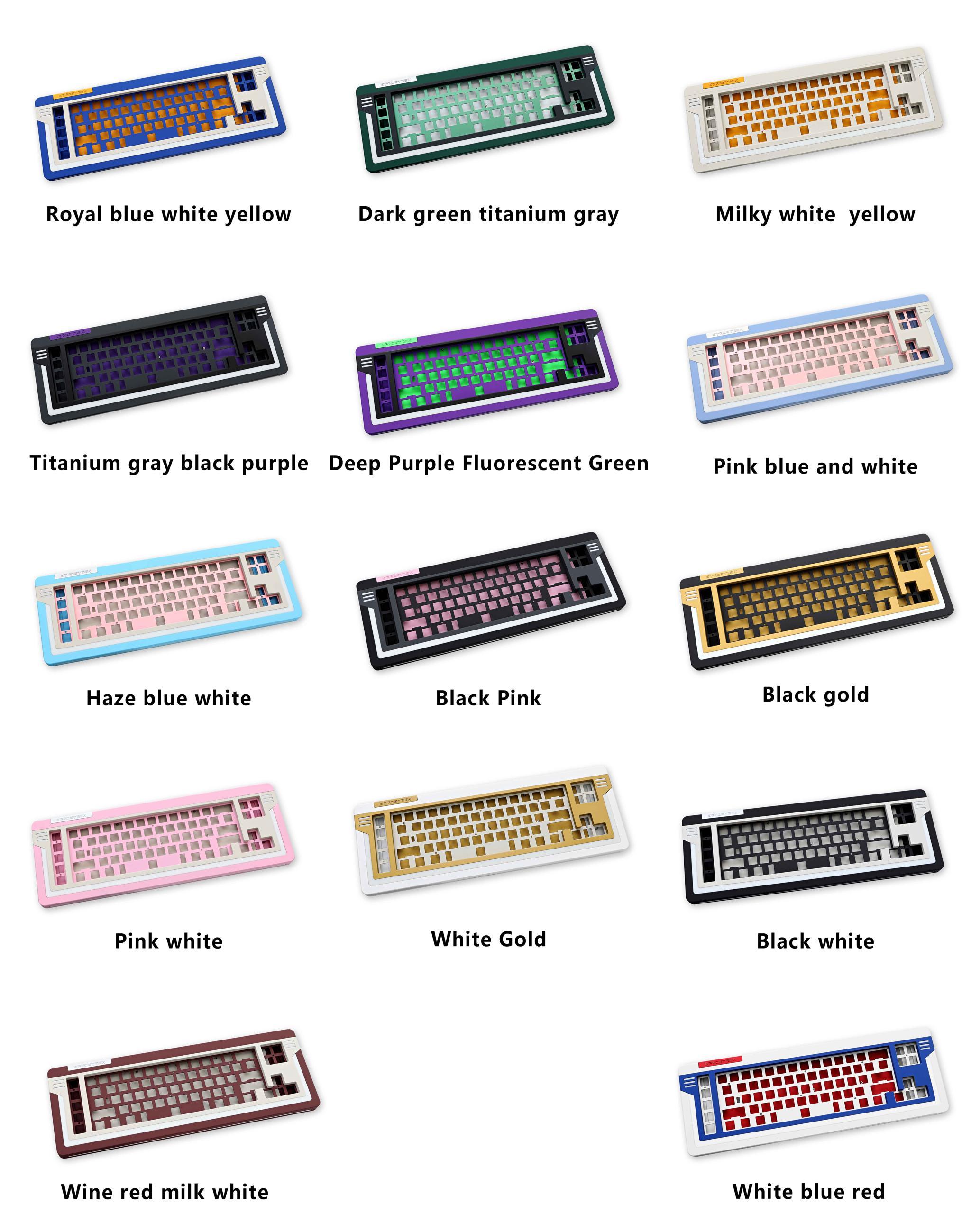 Space Trek (IC) - Keyboard interest check cover image featuring Space Trek keyboard, G-concept, QMK PCB, RGB light bar, aluminum alloy case, hot-swap PCB, custom keyboard