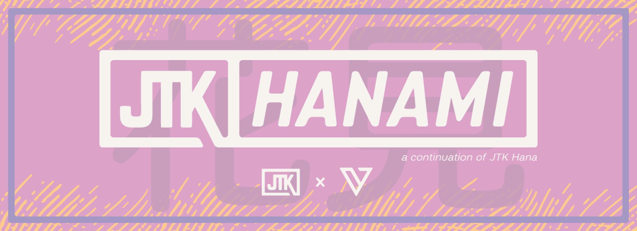 JTK Hanami (IC) - Keycap interest check cover image featuring JTK Hanami, Umemi, keycap set, tripleshot, Hanami theme, Hiragana sublegends, cherry blossom, plum blossom, keyboard accessories, group buy, Vala Supply