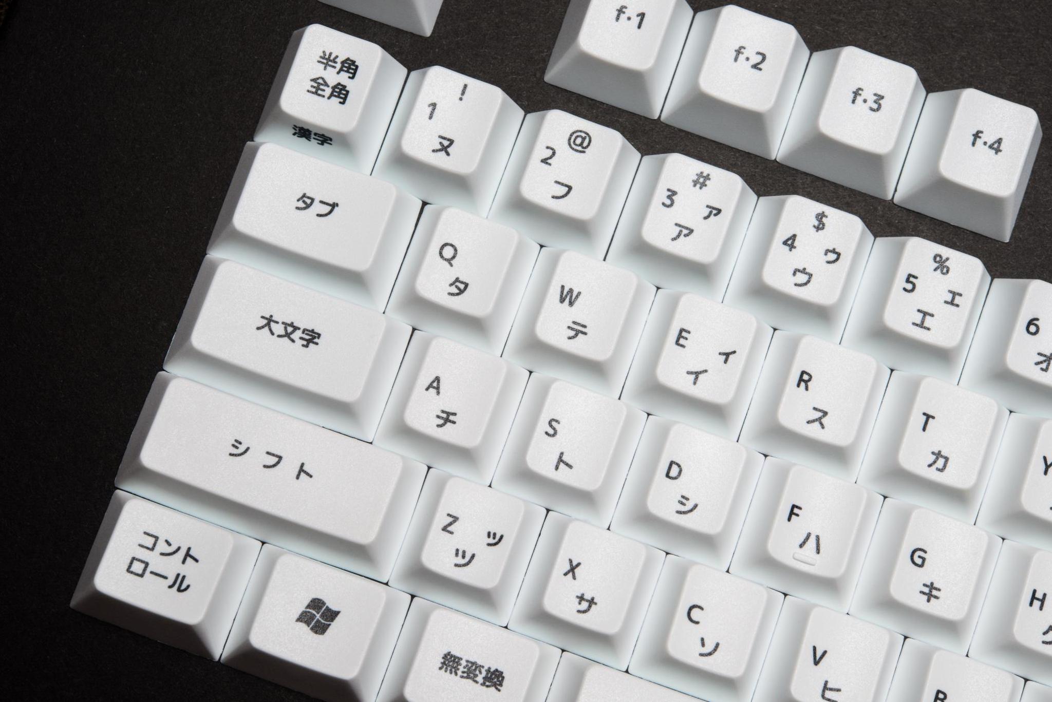 ePBT ModernJA (IC) - Keycap interest check cover image featuring ePBT, ModernJA, ANSI, keyset, Japanese keyboards, vintage, legends, group buy, KBDfans, PBT, black-on-white