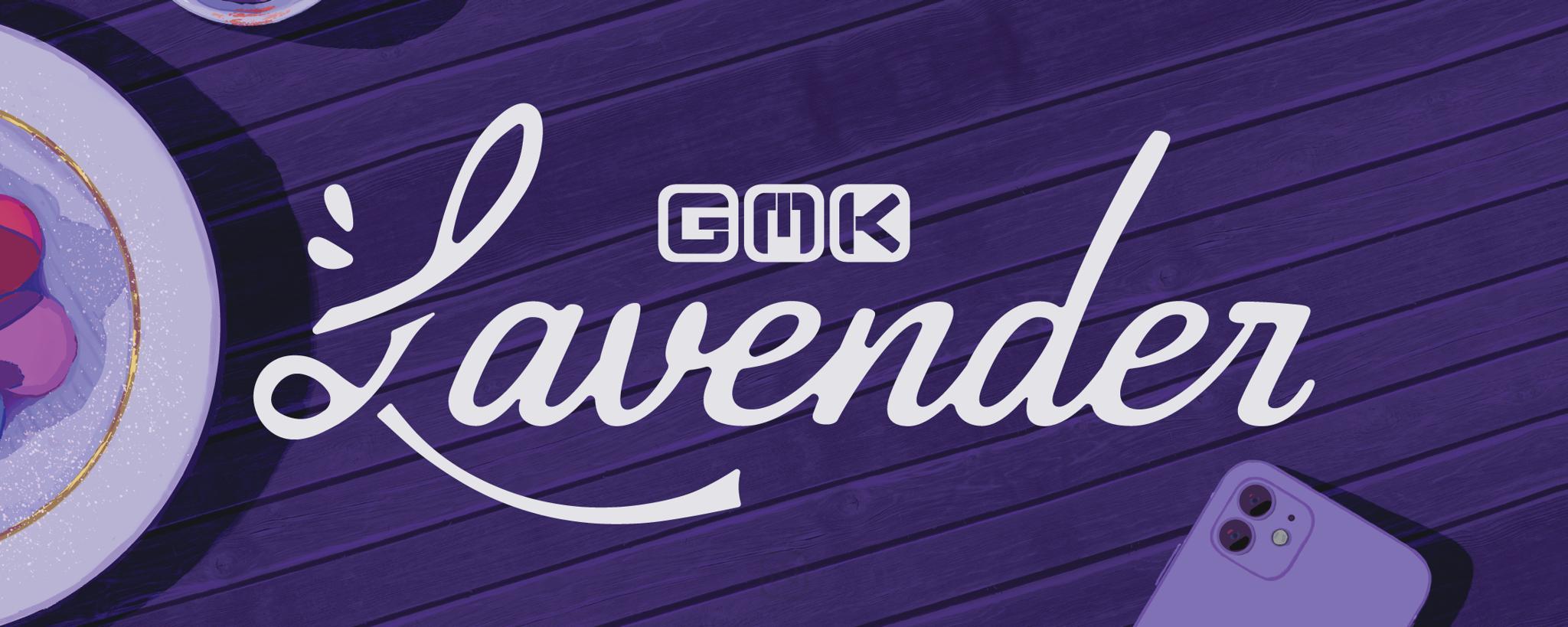 GMK Lavender (IC) - Keycap interest check cover image featuring GMK Lavender, keycaps, lavender color, Japanese culture, Hokkaido, hanakotoba, novelties, artisan keycaps