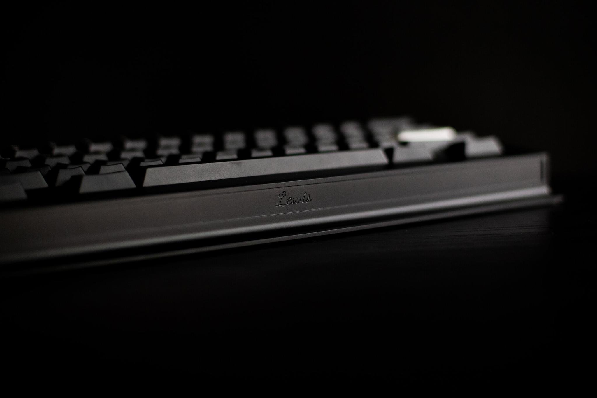Lewis 60% (IC) - Keyboard interest check cover image featuring Lewis, keyboard, Victorian design, modern aesthetic, brass weight, technical specification, silicone gasket, Classy TKL, GX12 connector, 60% keyboard