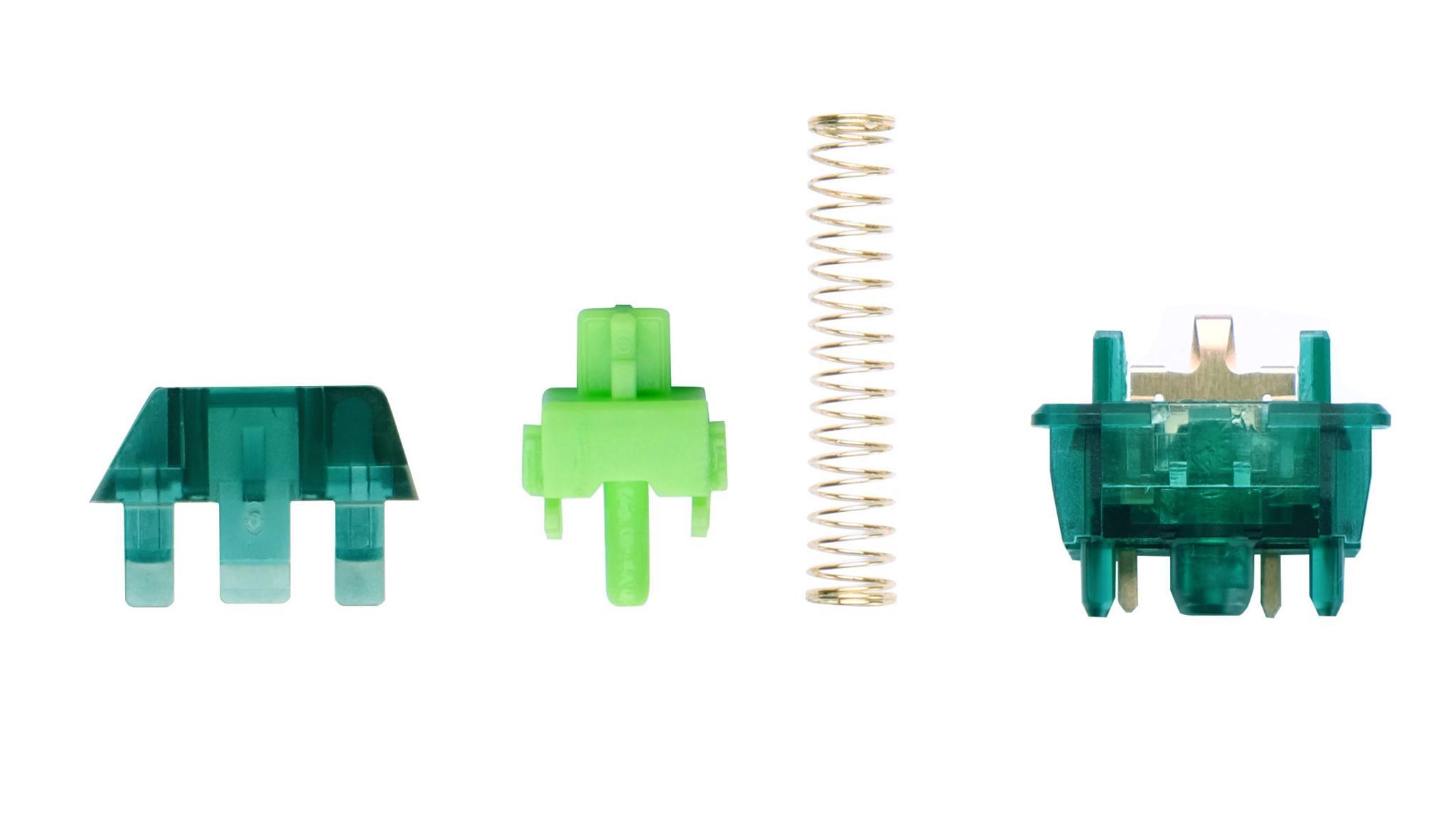 KK Light Wave Switch V2 (IC) - Switch interest check cover image featuring KK Light Wave Switch V2, switches, translucent housing, live stream, giveaway, GB time, linear switch, PCB mounted, custom mold, wire cutting technology