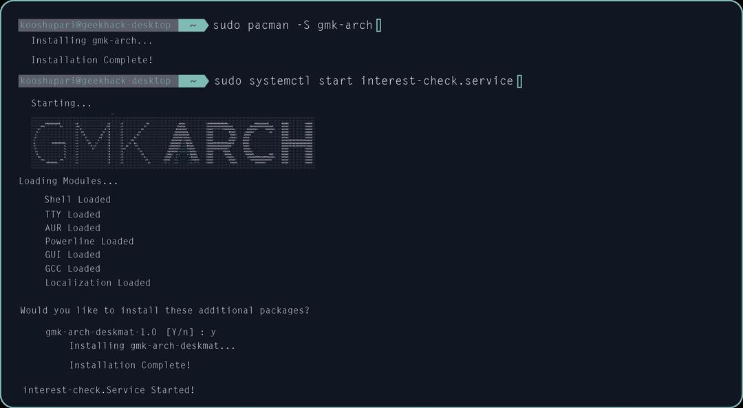 GMK Arch (IC)