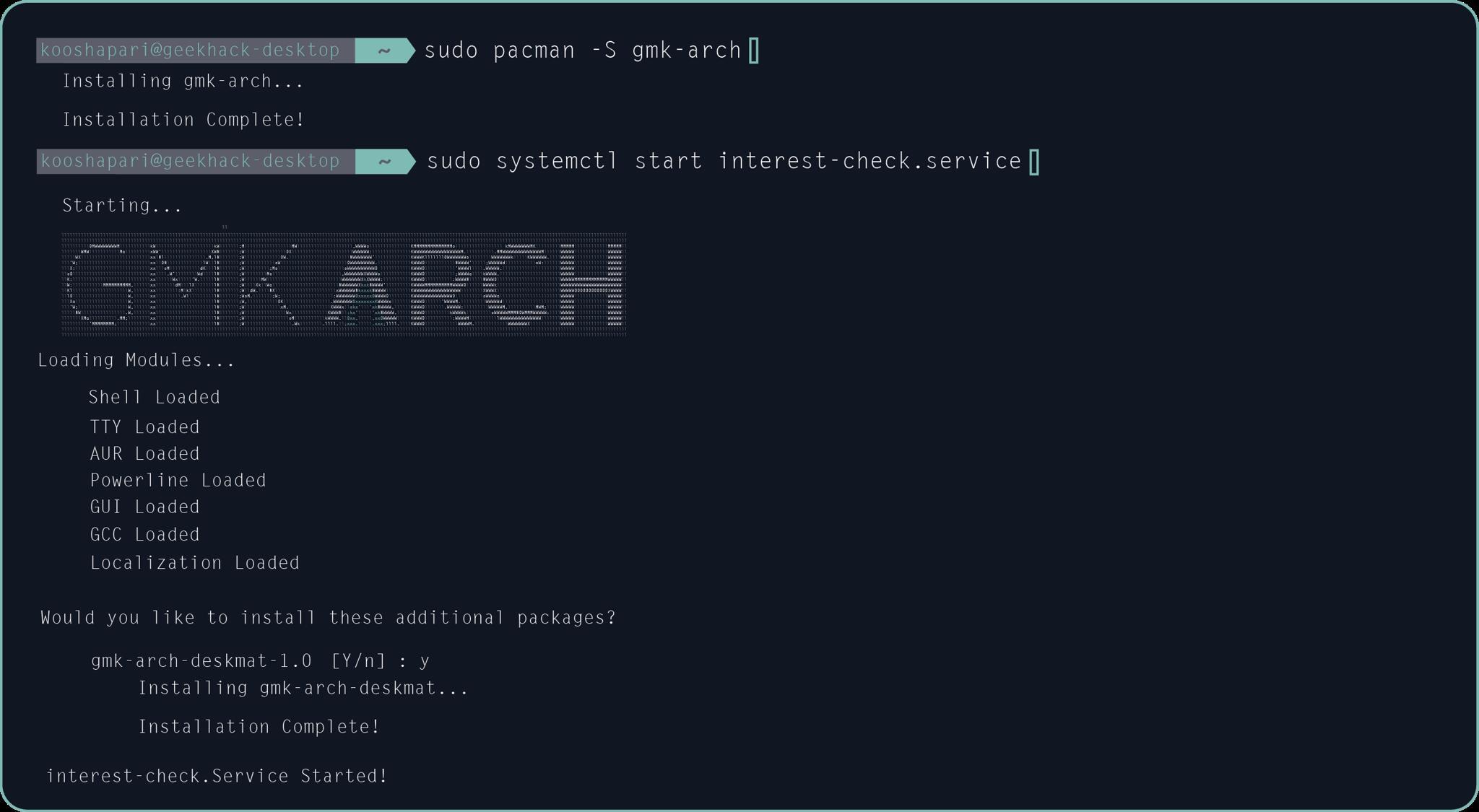 GMK Arch (IC) - Keycap interest check cover image featuring GMK Arch, Arch Linux, keycap set, Linux distribution, modernity, simplicity, versatility, Geekhack, collaborative vendors