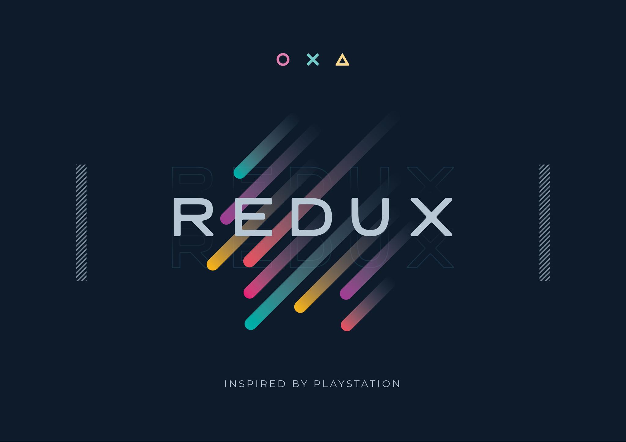 REDUX Series Deskmats (IC) - Deskmats & Accessories interest check cover image featuring REDUX deskmats, retro design, Playstation homage, mechanical keyboard, geometric design, groupbuy, Beccarawrski, rawrkeys, Vala Supply