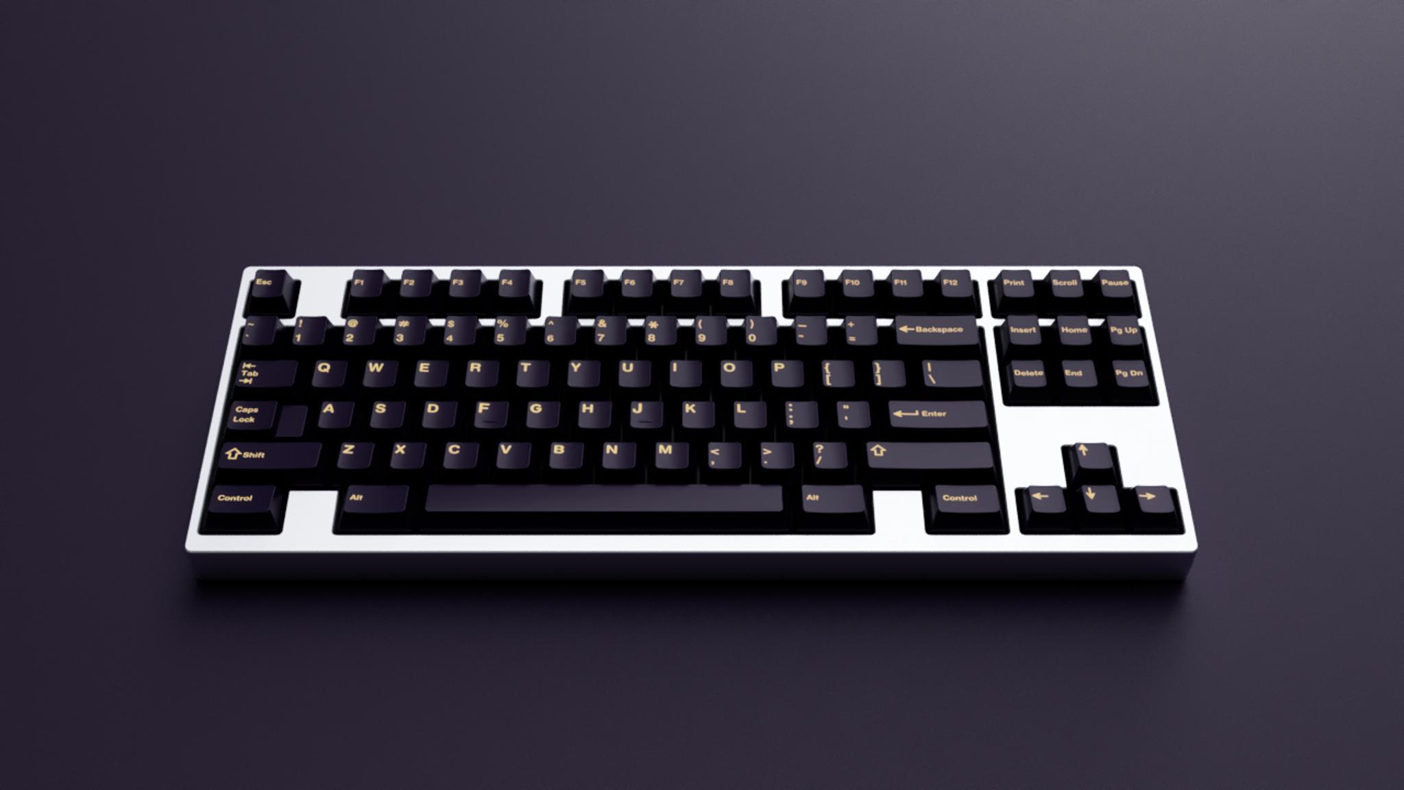 Annus Mirabilis TKL (IC) - Keyboard interest check cover image featuring Annus Mirabilis, TKL, keyboard design, customizable keyboard, anodized aluminum, aesthetic keyboard, stainless steel weight, numpad, prototype, price TBD