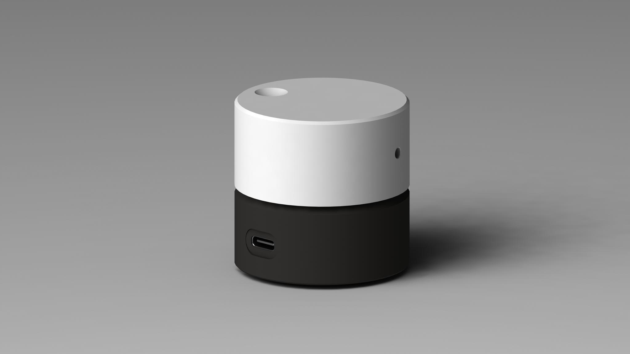 BINEPAD BNR1 (IC) - Others interest check cover image featuring BNR1, rotary encoder knob, CNC machined, aluminium, QMK flashable, Atmega32U4, EC11 encoder, programmable, VIA QMK configurator, Type C port