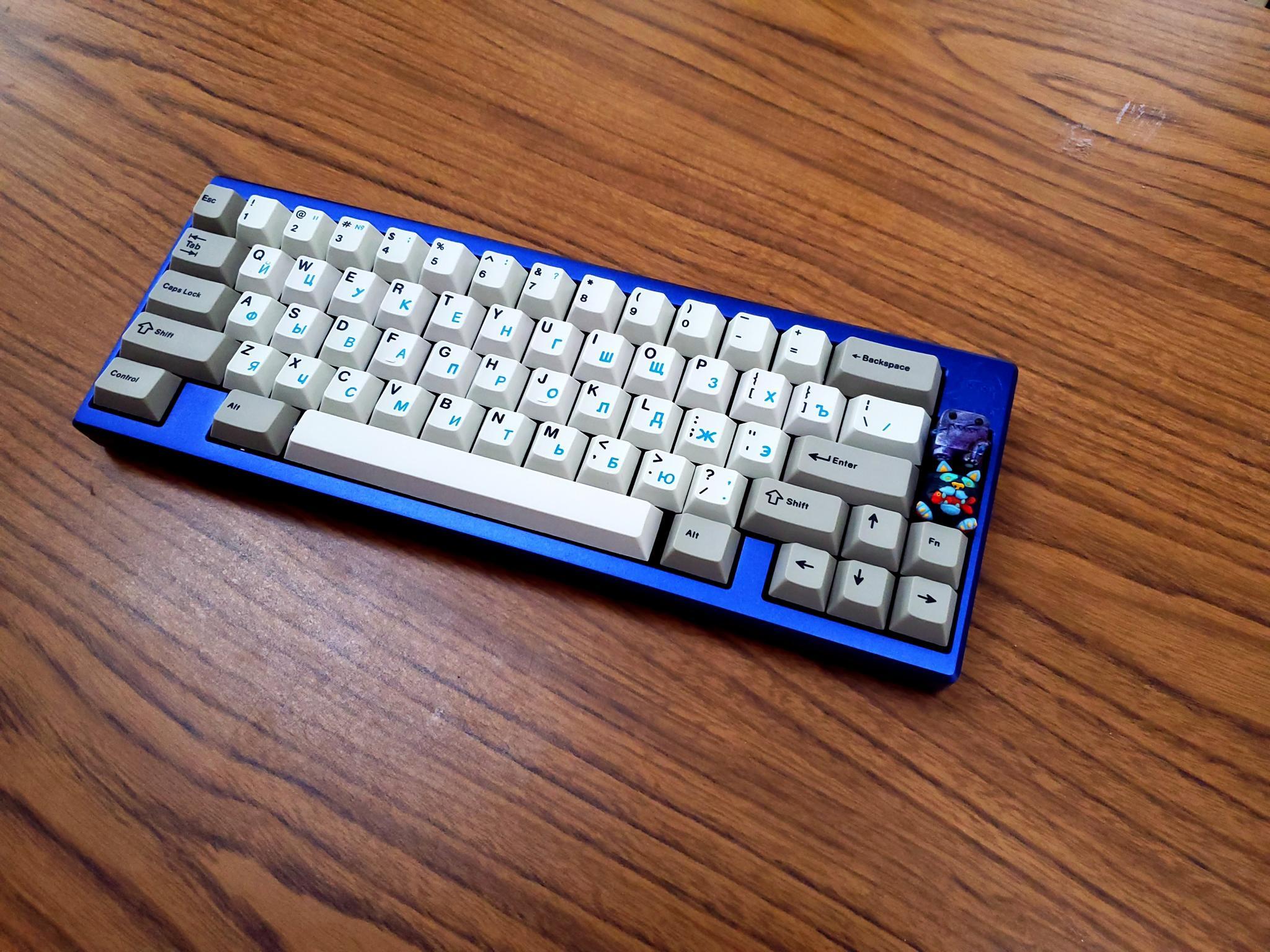 Bloop65 (IC) - Keyboard interest check cover image featuring Bloop65, plateless keyboard, mounting, o-rings, flexible bottom out, interest check, discord server, keyboard prototype, keyboard colors