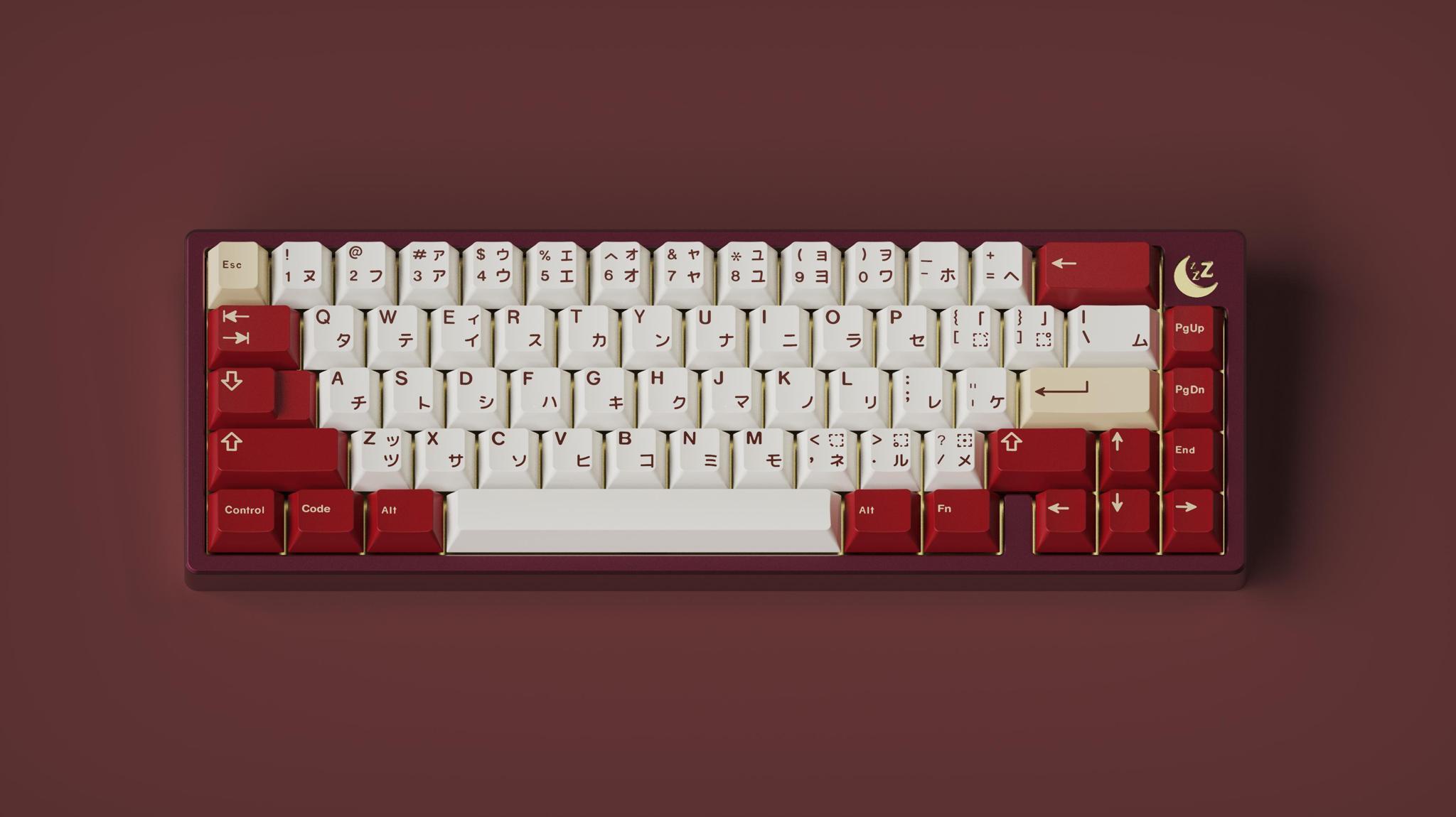 GMK Spark Knight (IC) - Keycap interest check cover image featuring GMK Spark Knight, Klee, Genshin Impact, custom keycaps, Mech keyboard, IC, design collaboration, licensing, gaming accessories