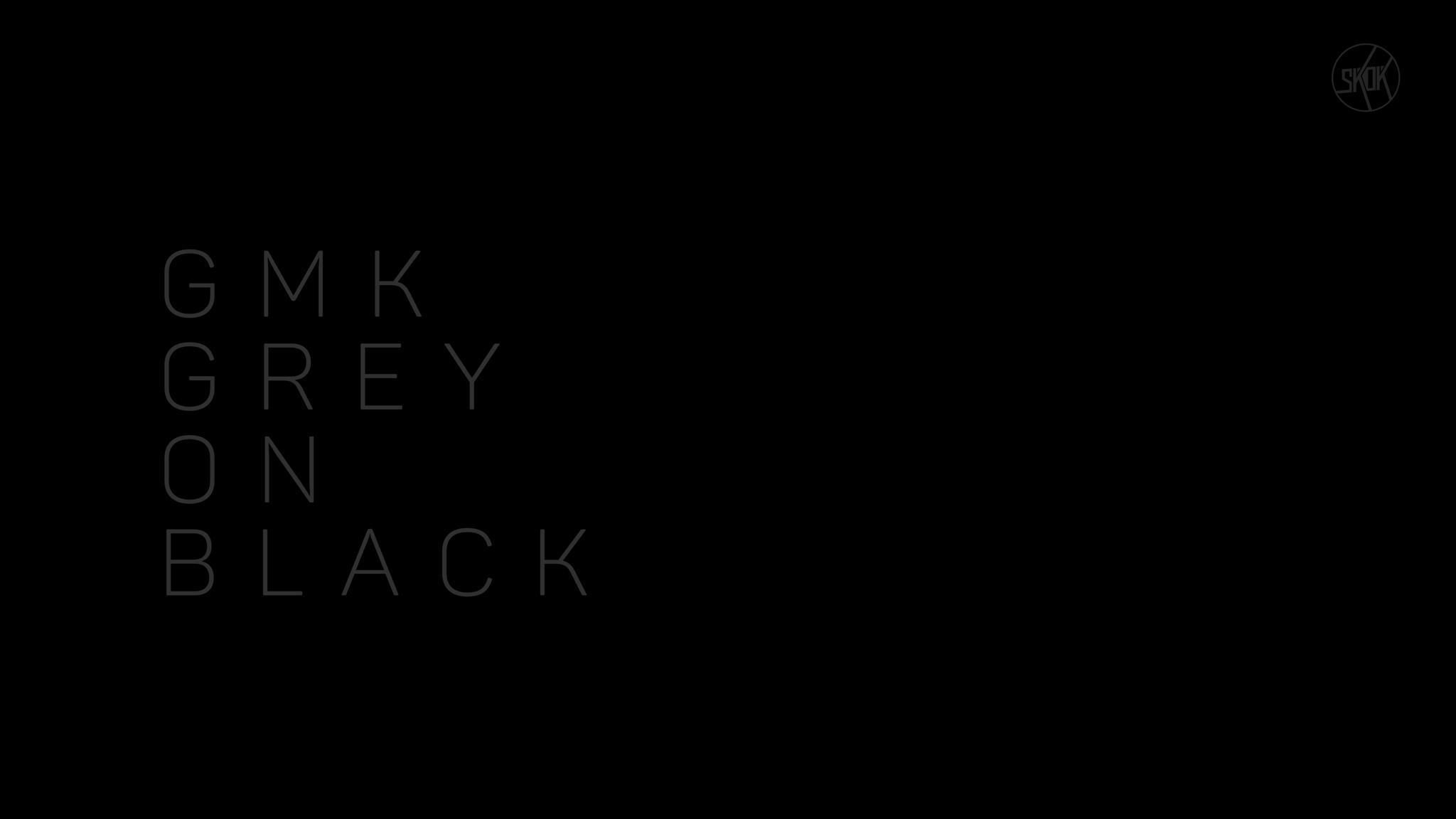 GMK Grey on Black (IC)