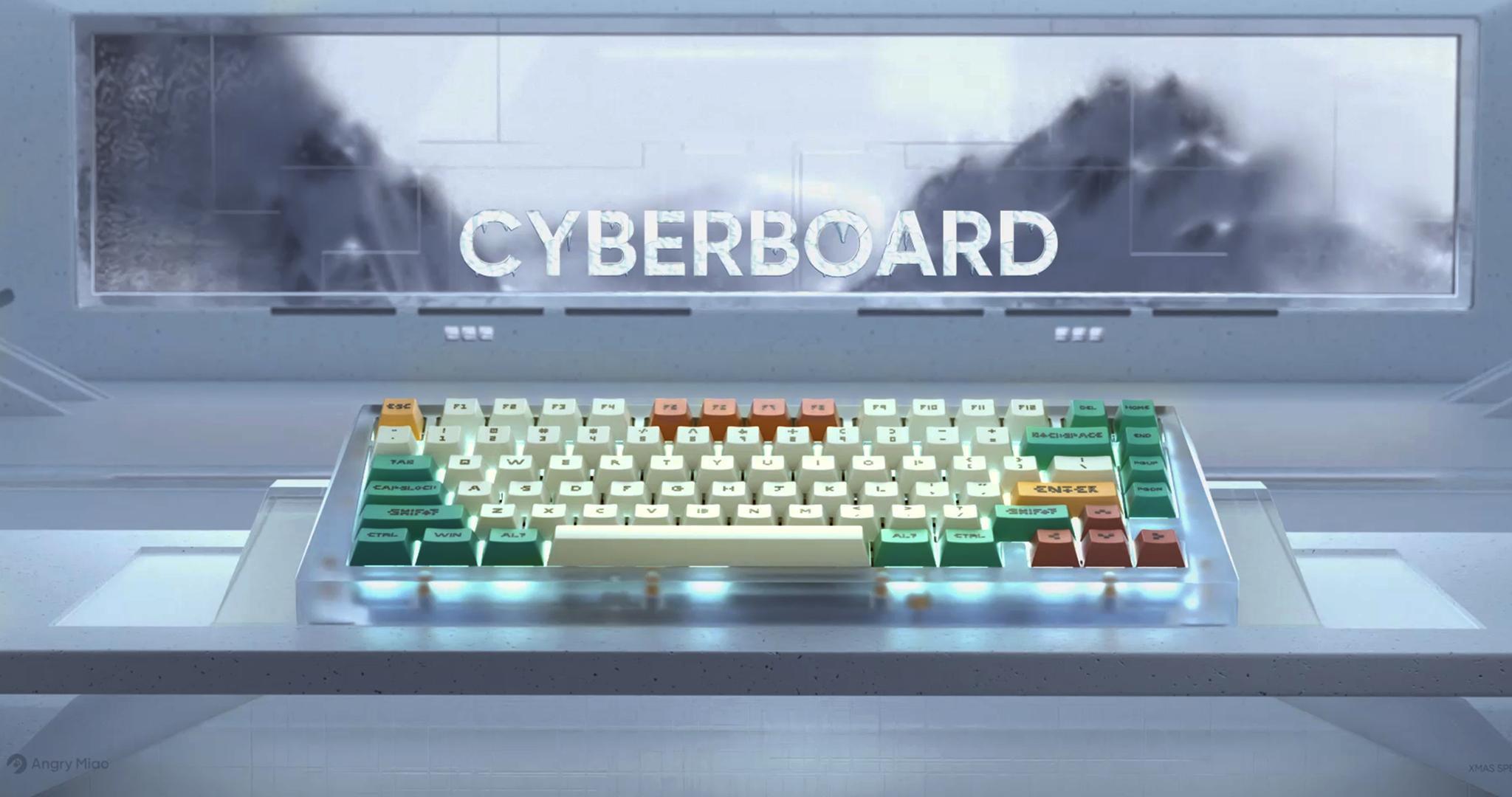 Dancing Cat Keycap Set - Uncategorized group buy cover image featuring LED panel, Tetris, Christmas, keycap set, Dancing Cat, Cherry profile, PBT, Dye Sublimation