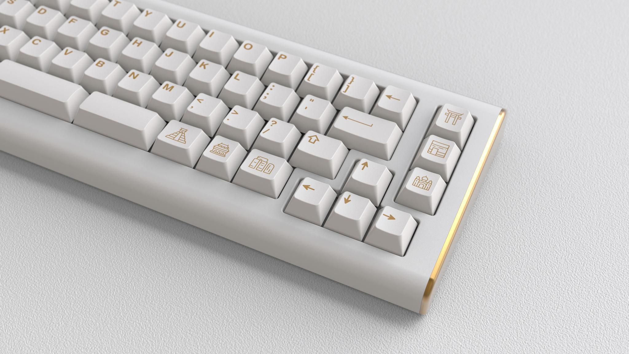 GMK Civilizations - Keycap group buy cover image featuring GMK Civilizations, keyboard set, historical civilizations, group buy, artisan keycaps, collaborations