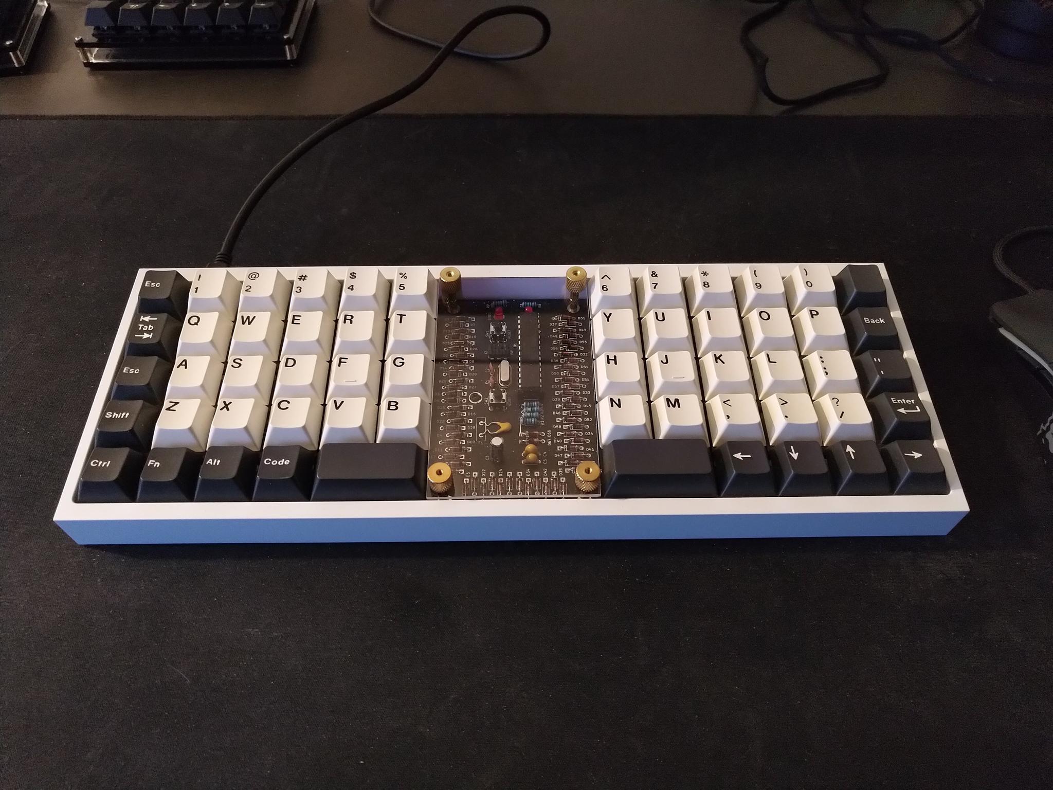 Lumberjack PCB Kit (IC) - Others interest check cover image featuring Lumberjack PCB, group buy, ortholinear PCB, tray mount, ATMEGA328P, keyboard kit