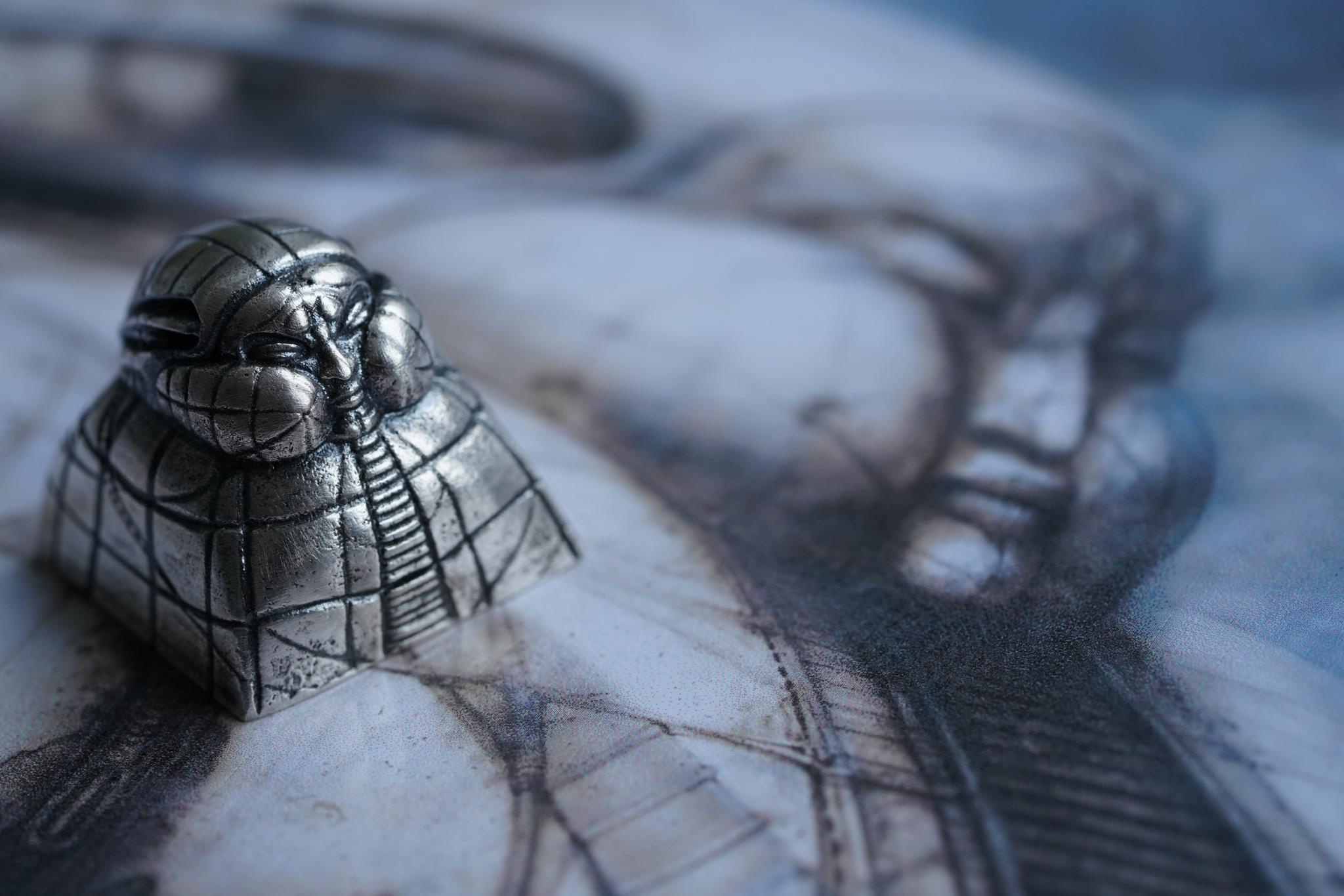 Harkonnen's Fortress Metal Keycap (IC) - Keycap interest check cover image featuring Harkonnen, Fortress, Keycap, Giger, DUNE, art, relic, metal, premium, collectible
