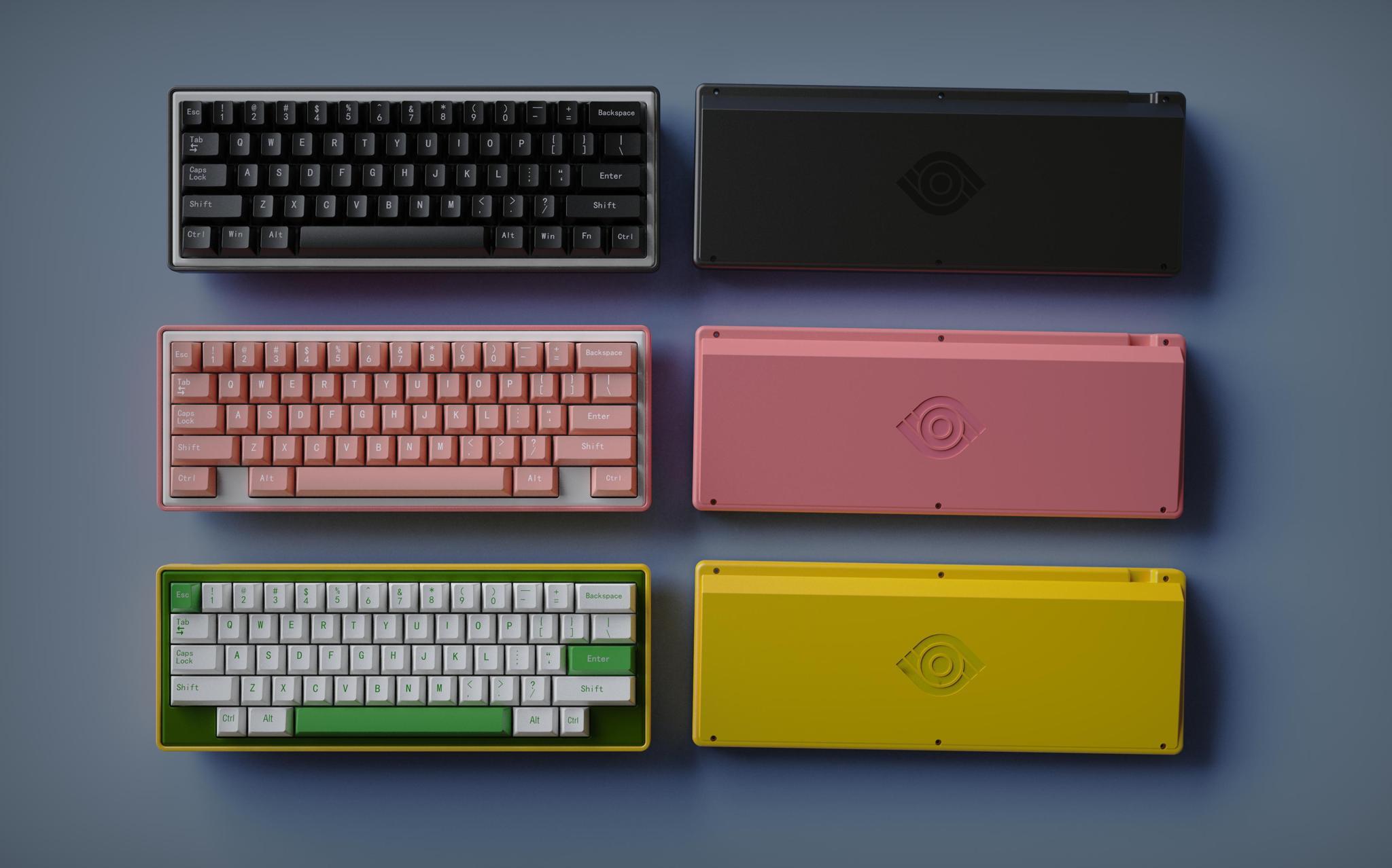 Vast60 (IC) - Keyboard interest check cover image featuring Vast60, PCB, Gasket Mount, Bluetooth, 60% layout, QMK, VIA, FR4 plate, tray mount, HHKB, WKL, WK, typing angle, bottom mount