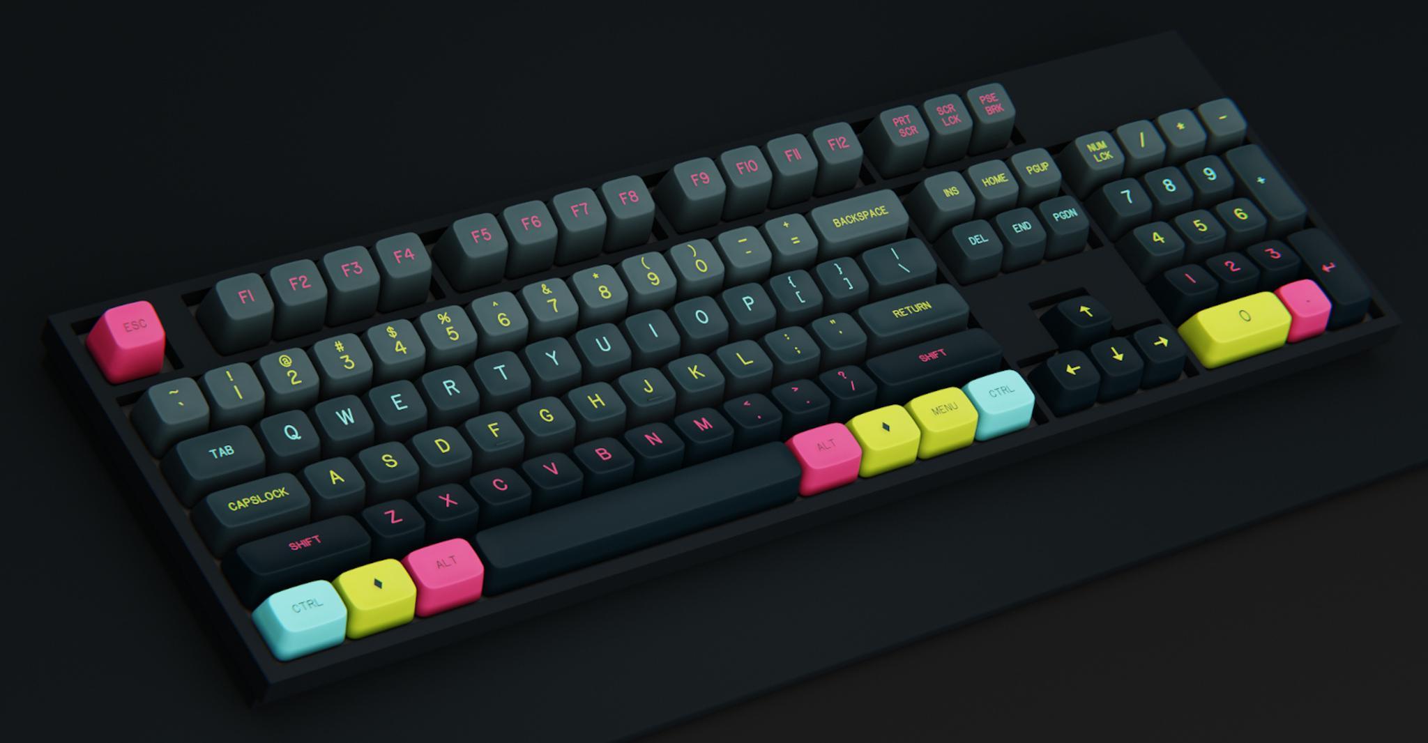 MT3 Monomanukai (IC) - Keycap interest check cover image featuring MT3 Monomanukai, keycaps, color scheme, design update, keyboard base kit, MT3 profile