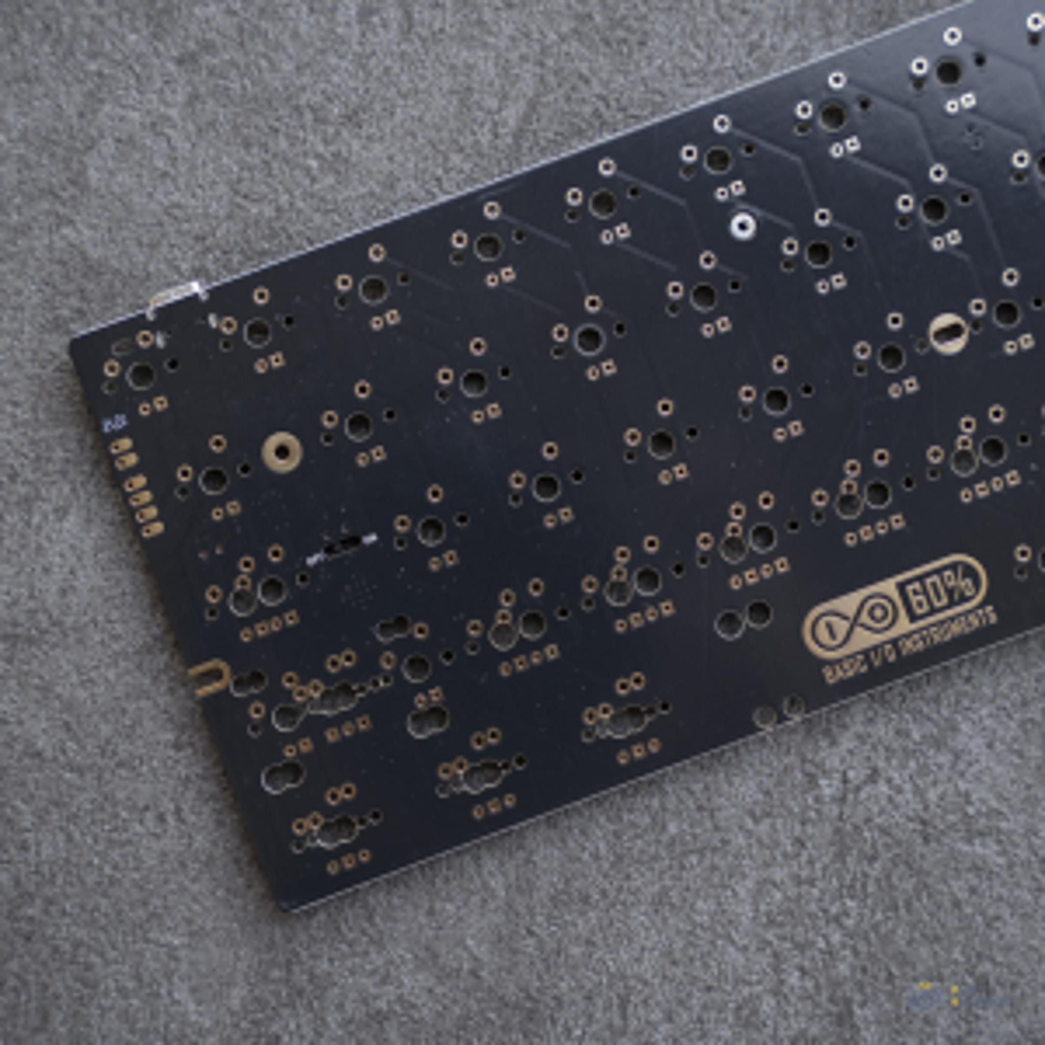 BIOI G60BLE PCB Rev2 + Cora 60% Case (IC) - Keyboard interest check cover image featuring BIOI G60BLE PCB, Cora 60% case, Bluetooth PCB, mechanical keyboard, group buy, FR4 plates, QMK firmware, USB C connector, BT4.0