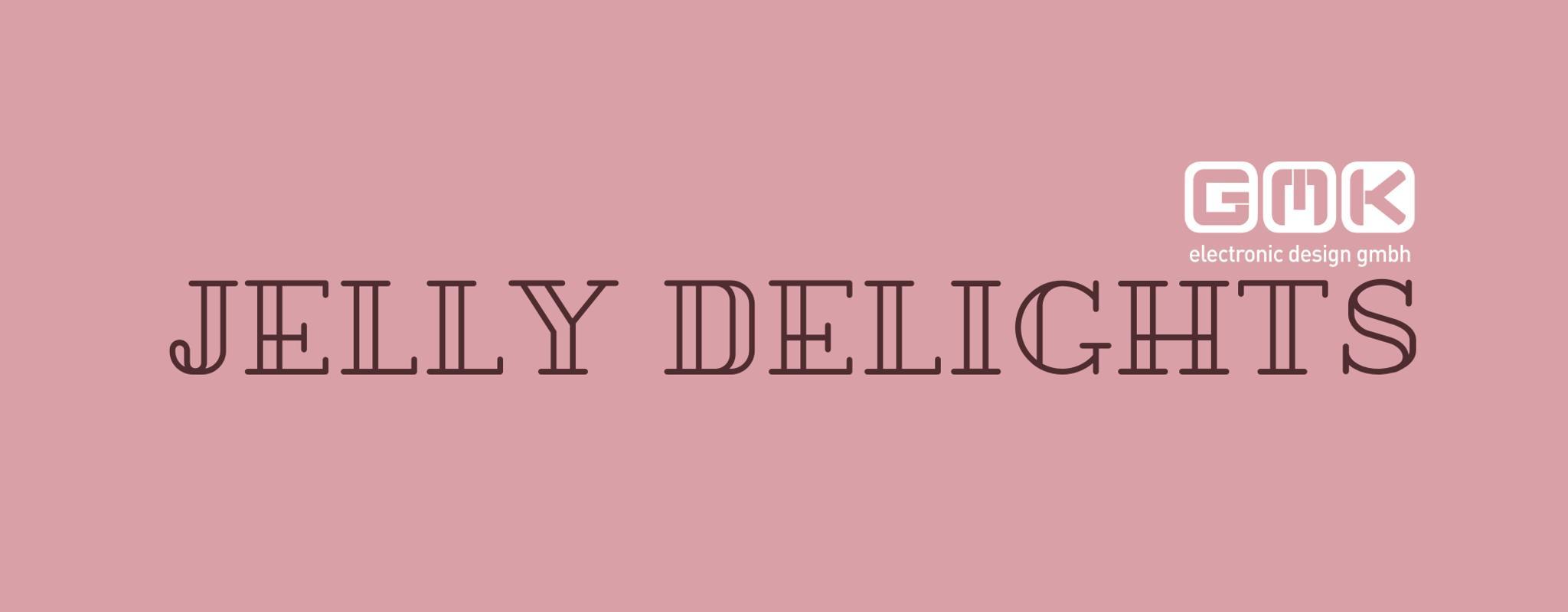GMK Jelly Delights (IC) - Keycap interest check cover image featuring GMK, Jelly Delights, keycap set, IC process, kozyfiy, kaysoo, Kono Store, Deskhero, CandyKeys, ThicThock, DailyClack, ProtoTypist, zFrontier, collaboration, pricing