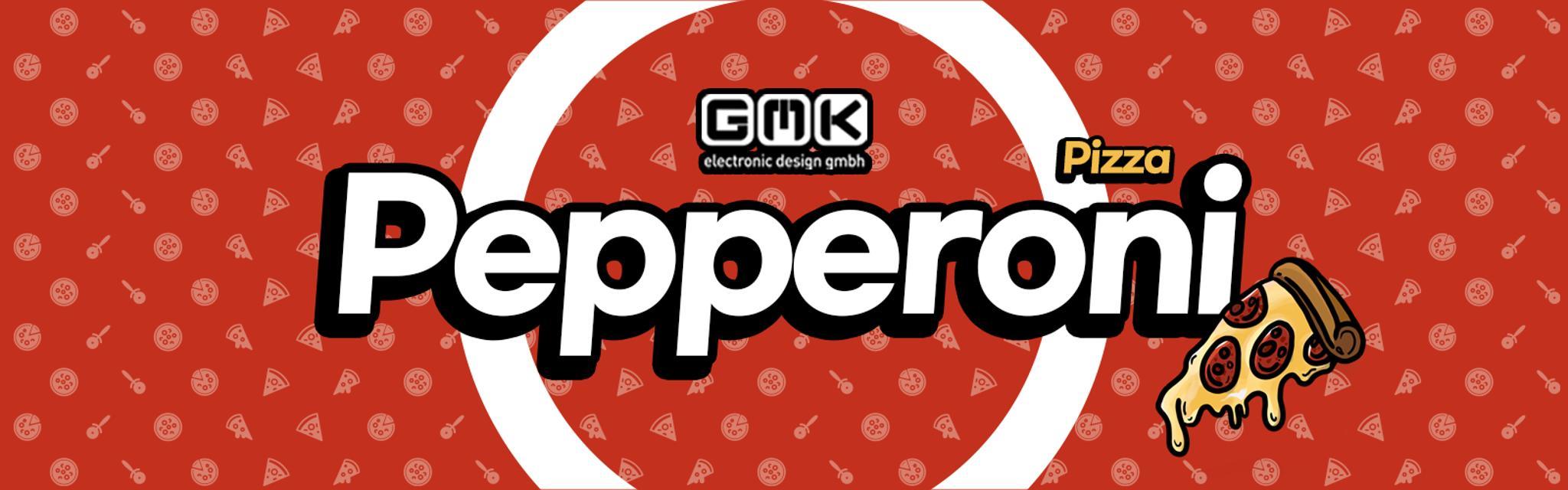 GMK Pepperoni (IC) - Keycap interest check cover image featuring GMK Pepperoni, keycap set, Dangeun Keycap Trust, keyboard compatibility, novelties, spacebars, deskmats, collaborations
